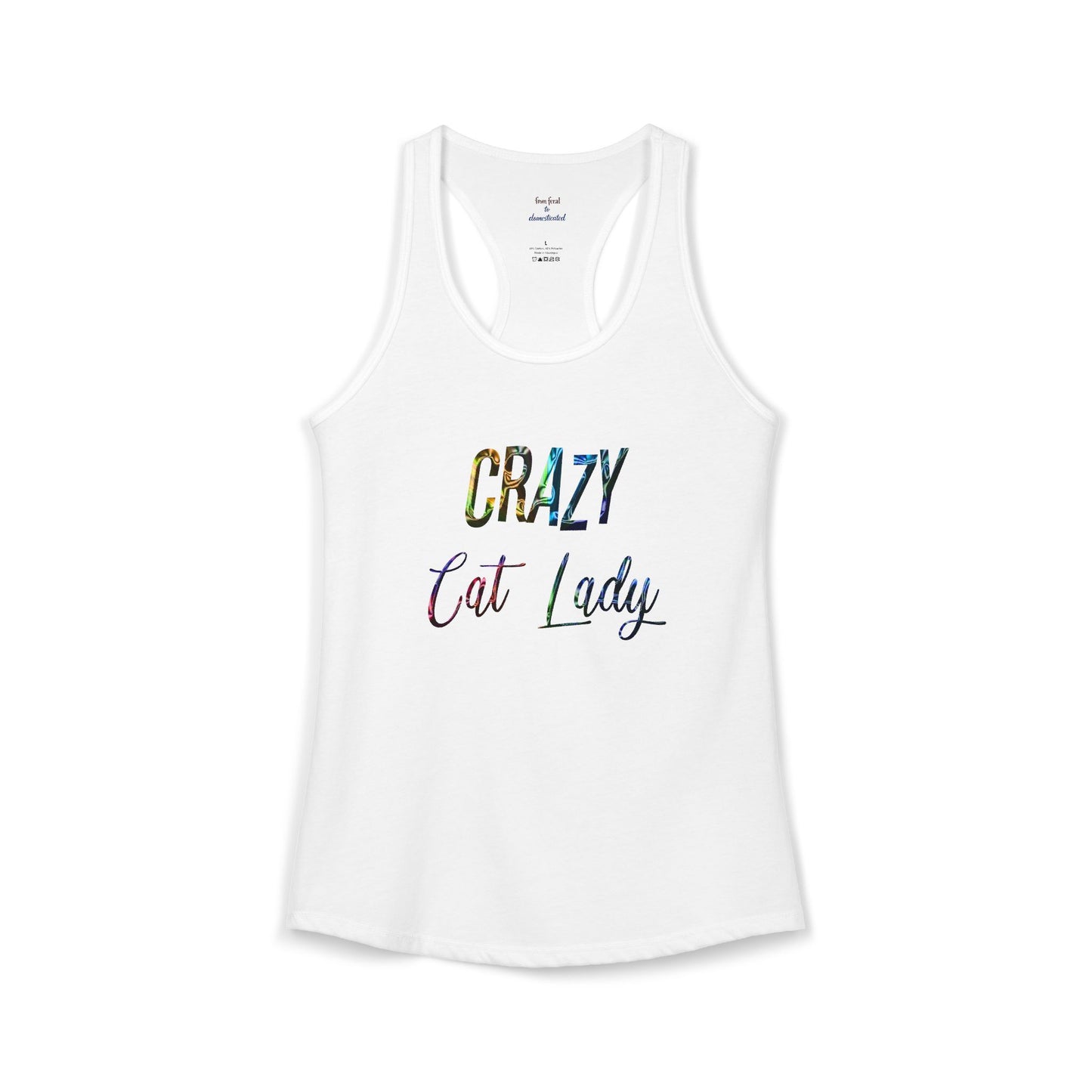 Crazy Cat Lady Racerback Tank