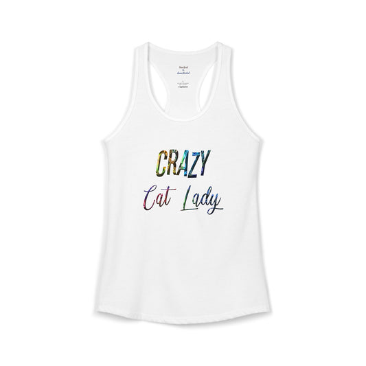 Crazy Cat Lady Racerback Tank