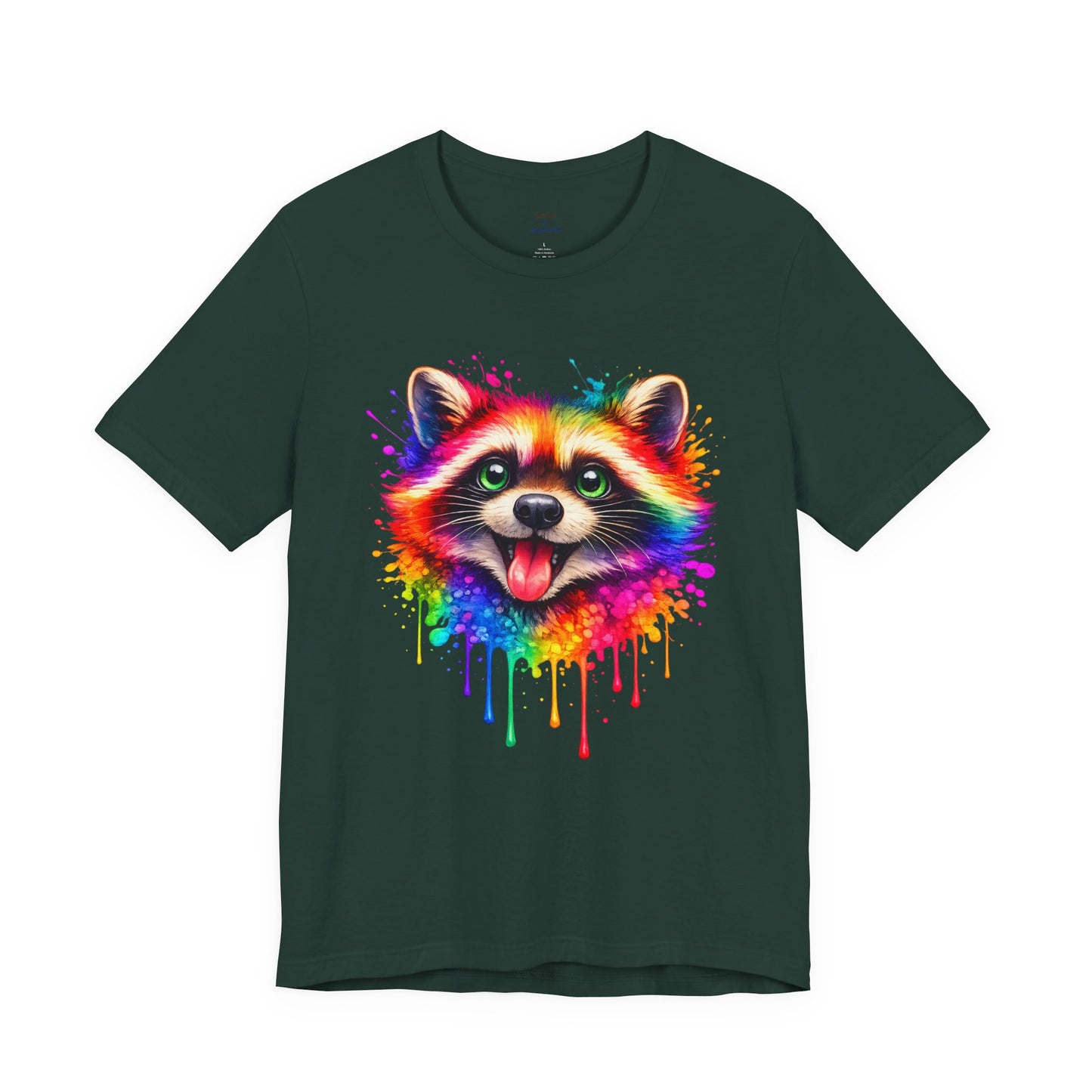 Watercolor Wildlife Raccoon T-Shirt