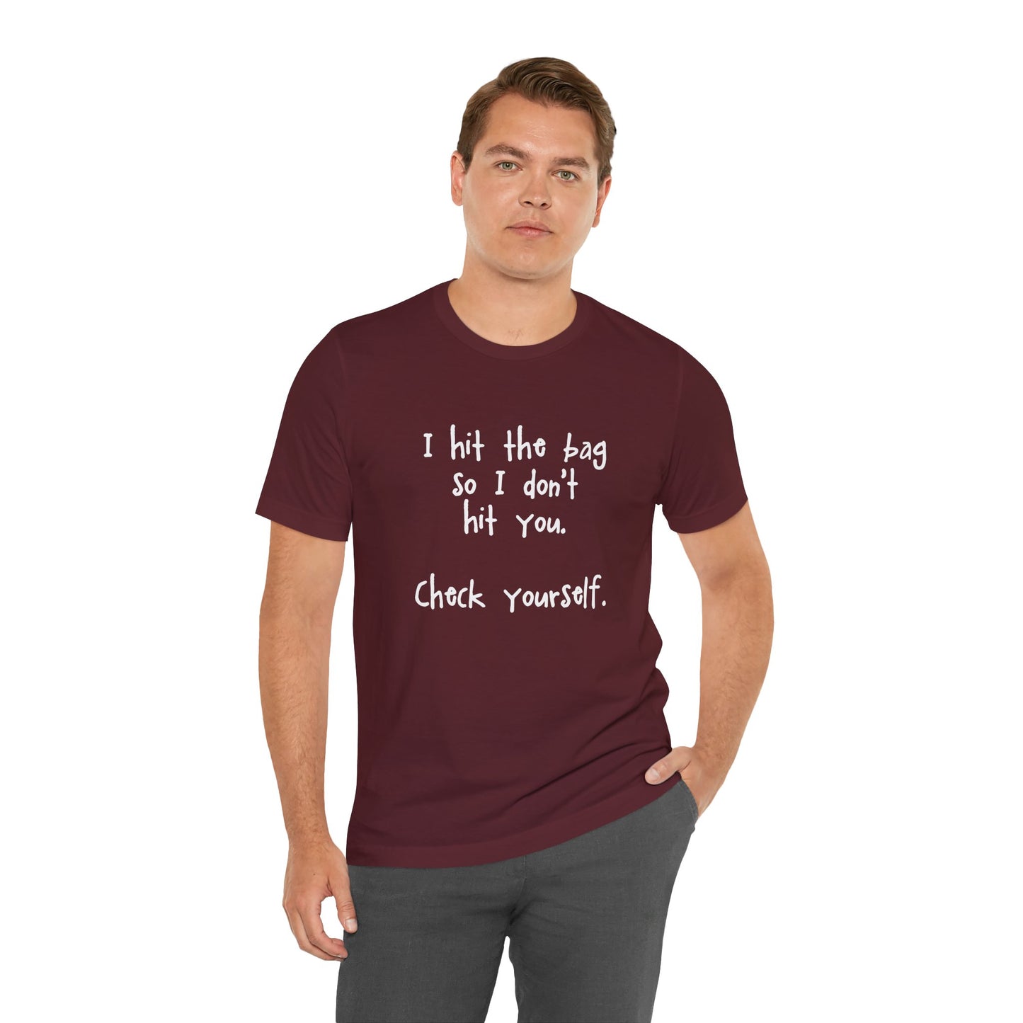 "Check Yourself" Kickboxing Tee