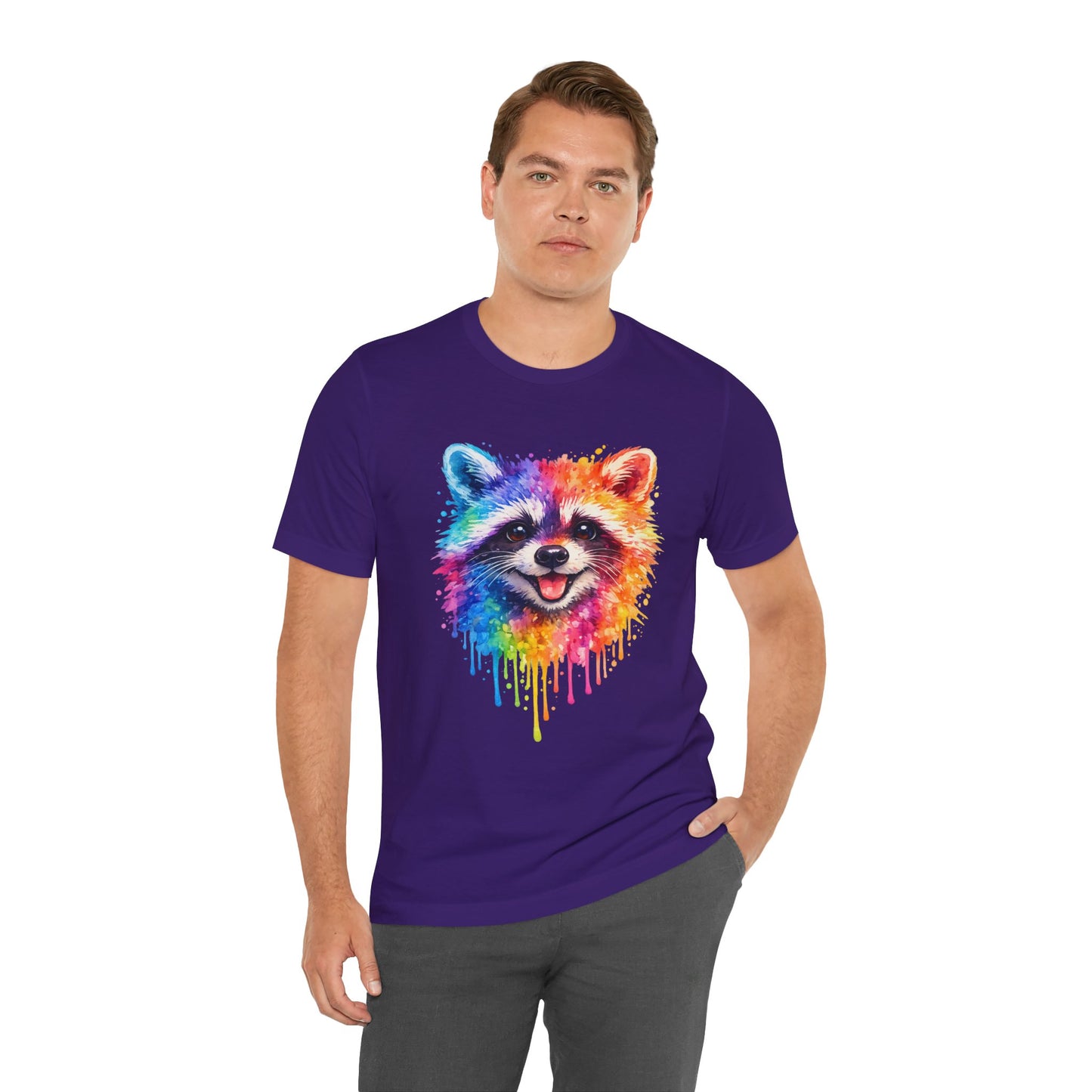 Watercolor Wildlife Raccoon T-Shirt