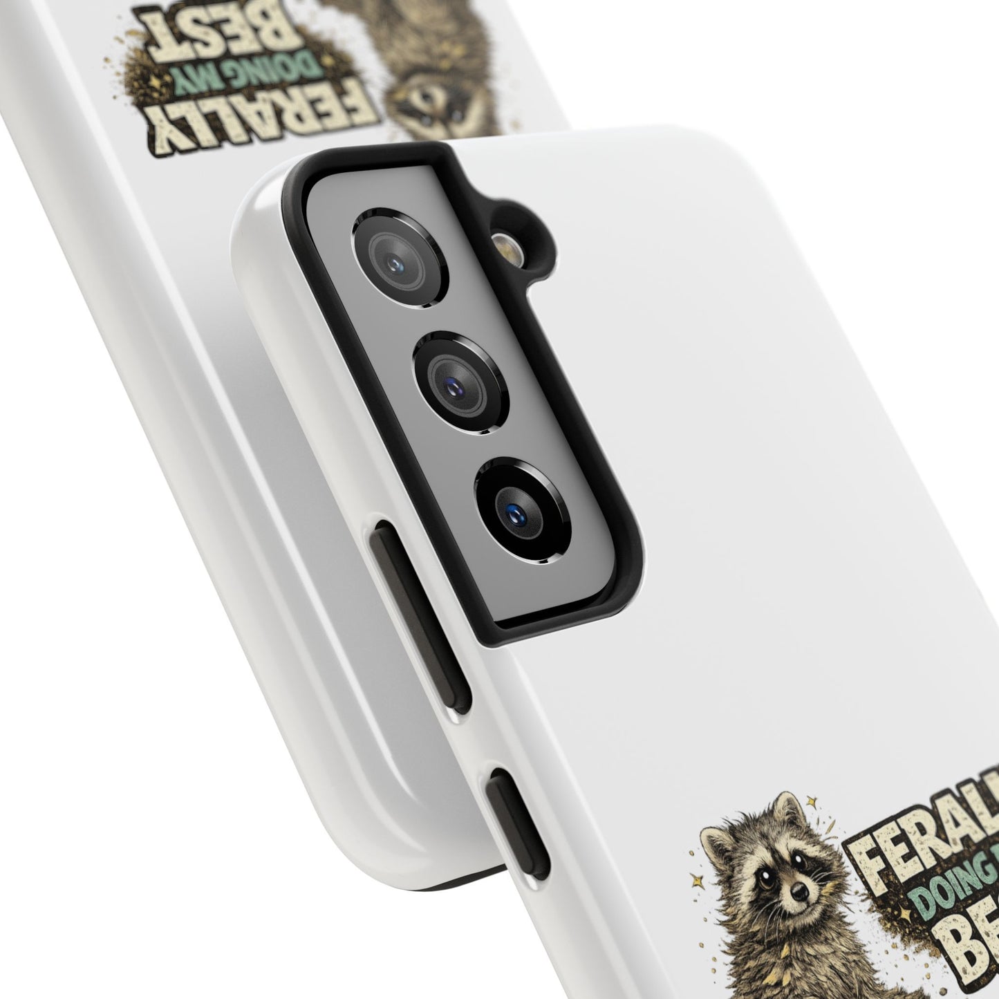 Ferally Raccoon Phone Case — Tough & Cute Protective Phone Cover