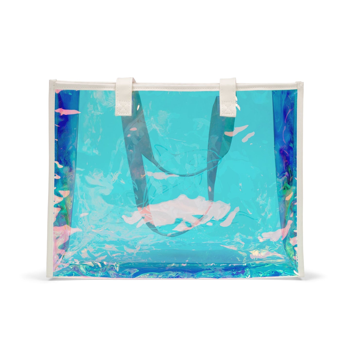 Holographic Wild Orca Beach Tote