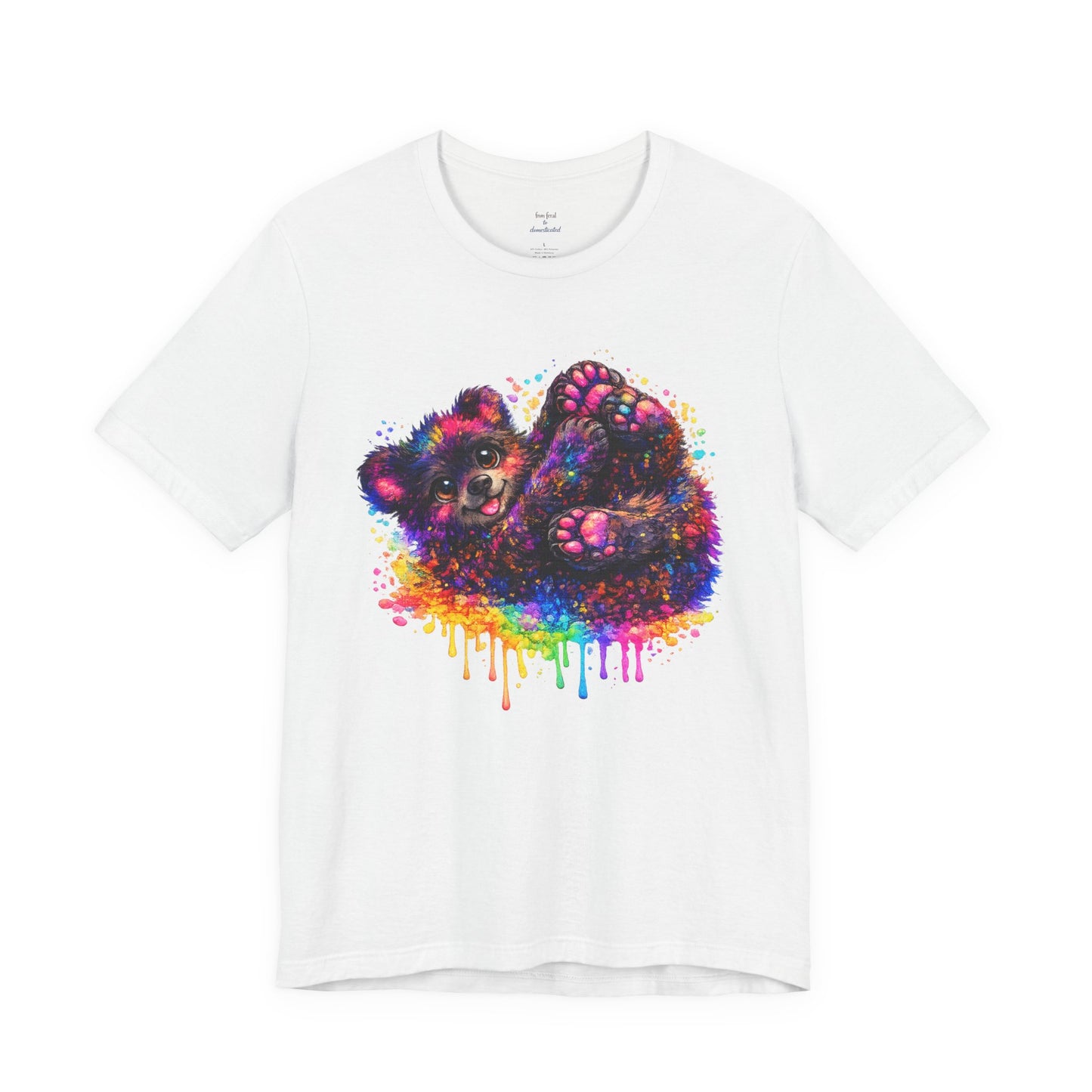 Watercolor Wildlife Bear Cub T-Shirt