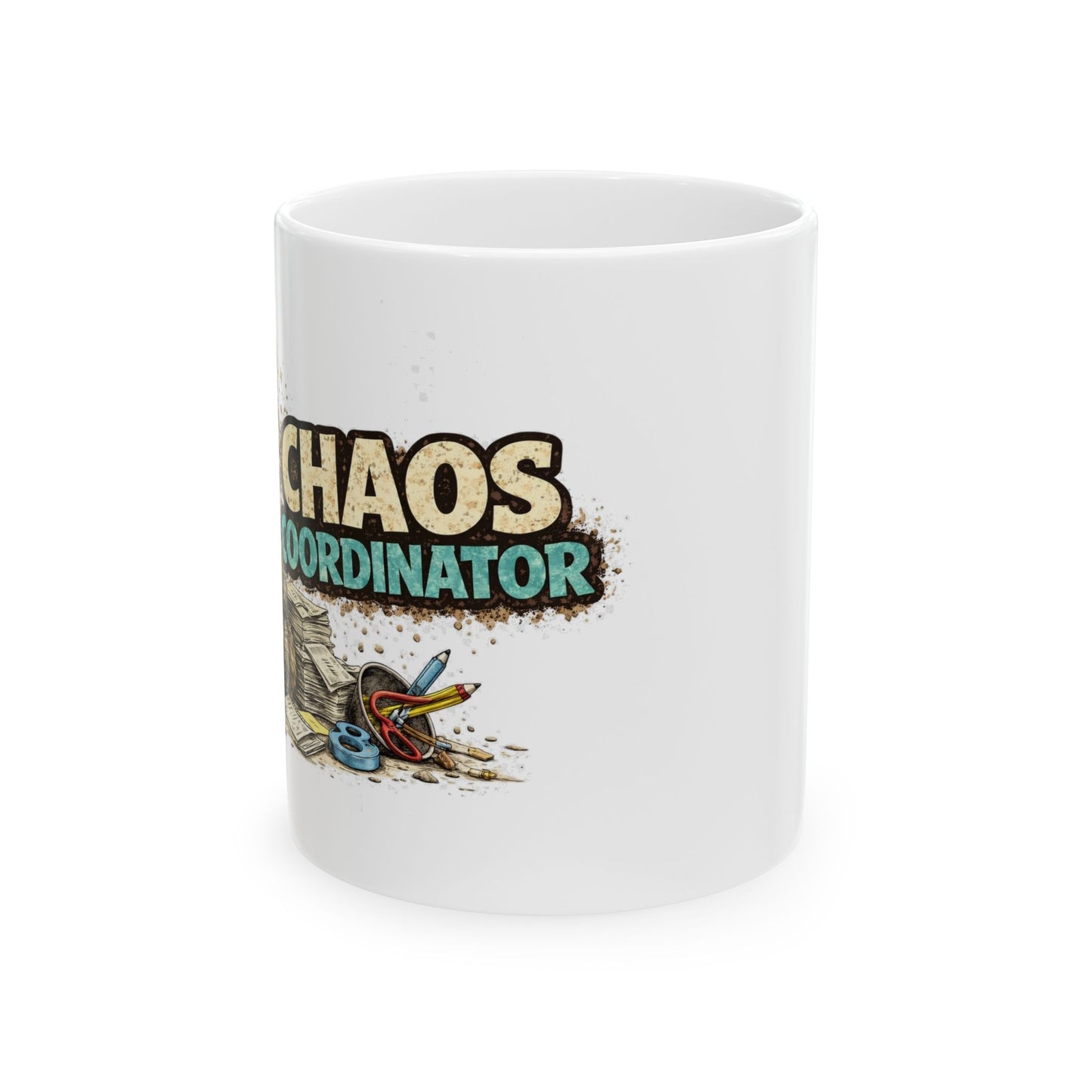 Chaos Coordinator Raccoon Ceramic Mug  (11oz & 15oz)