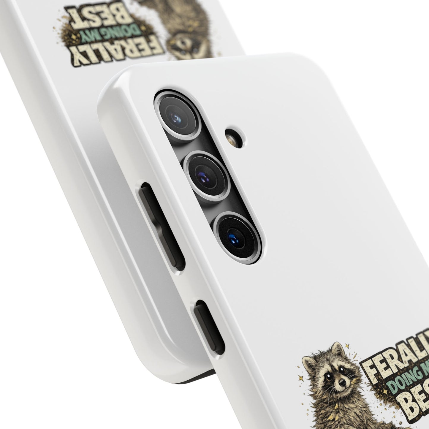 Ferally Raccoon Phone Case — Tough & Cute Protective Phone Cover