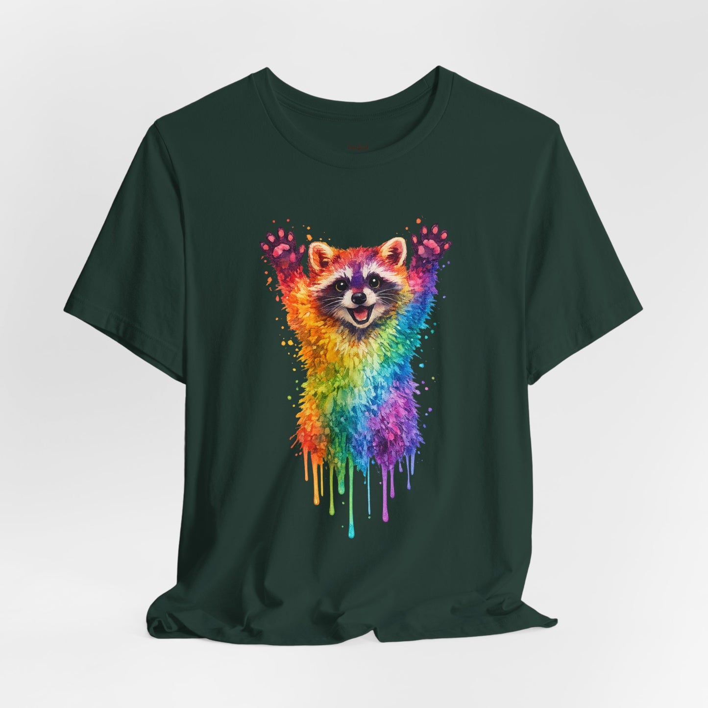 Watercolor Wildlife Raccoon T-Shirt
