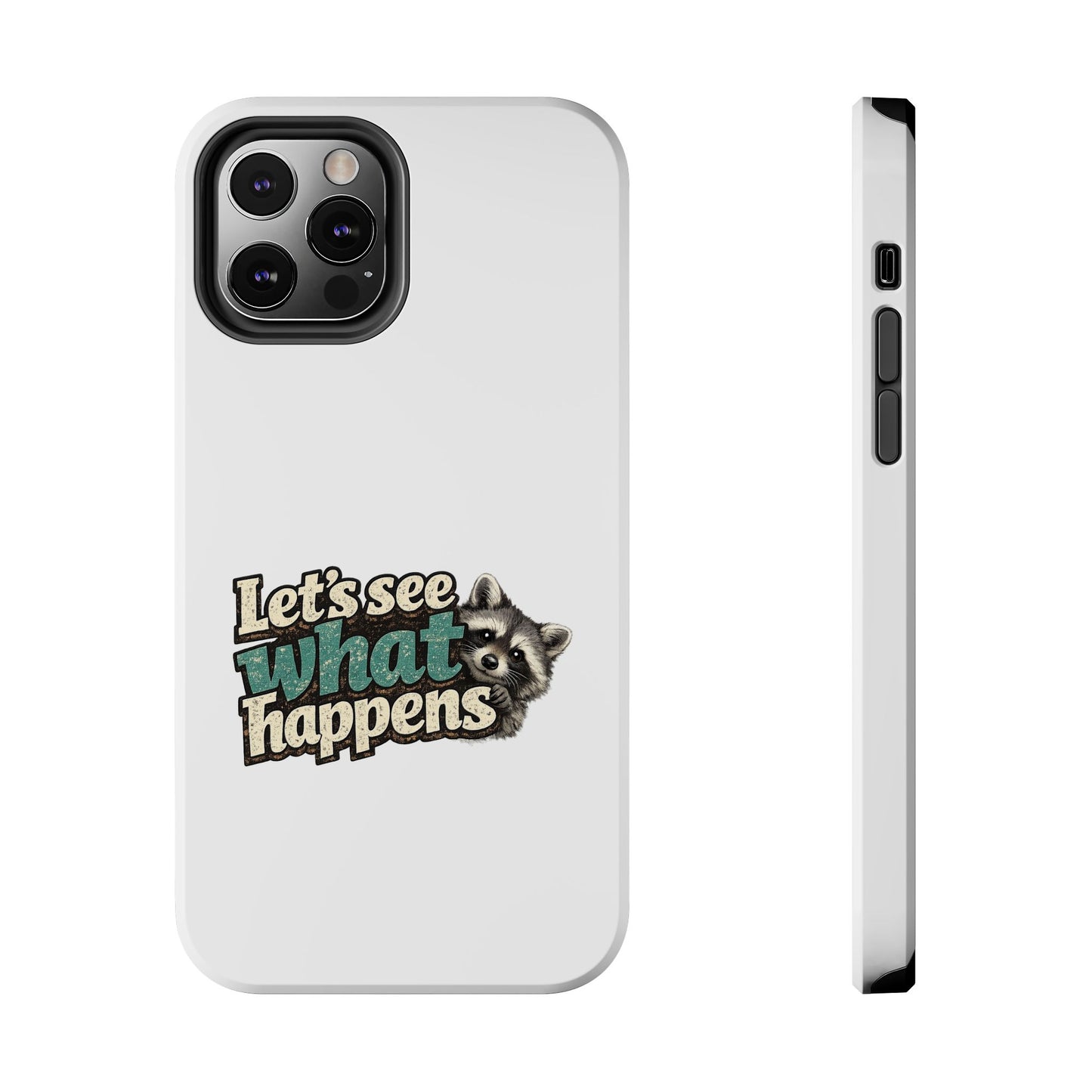 Peek & See Raccoon Phone Case — Tough & Cute Protective Phone Cover