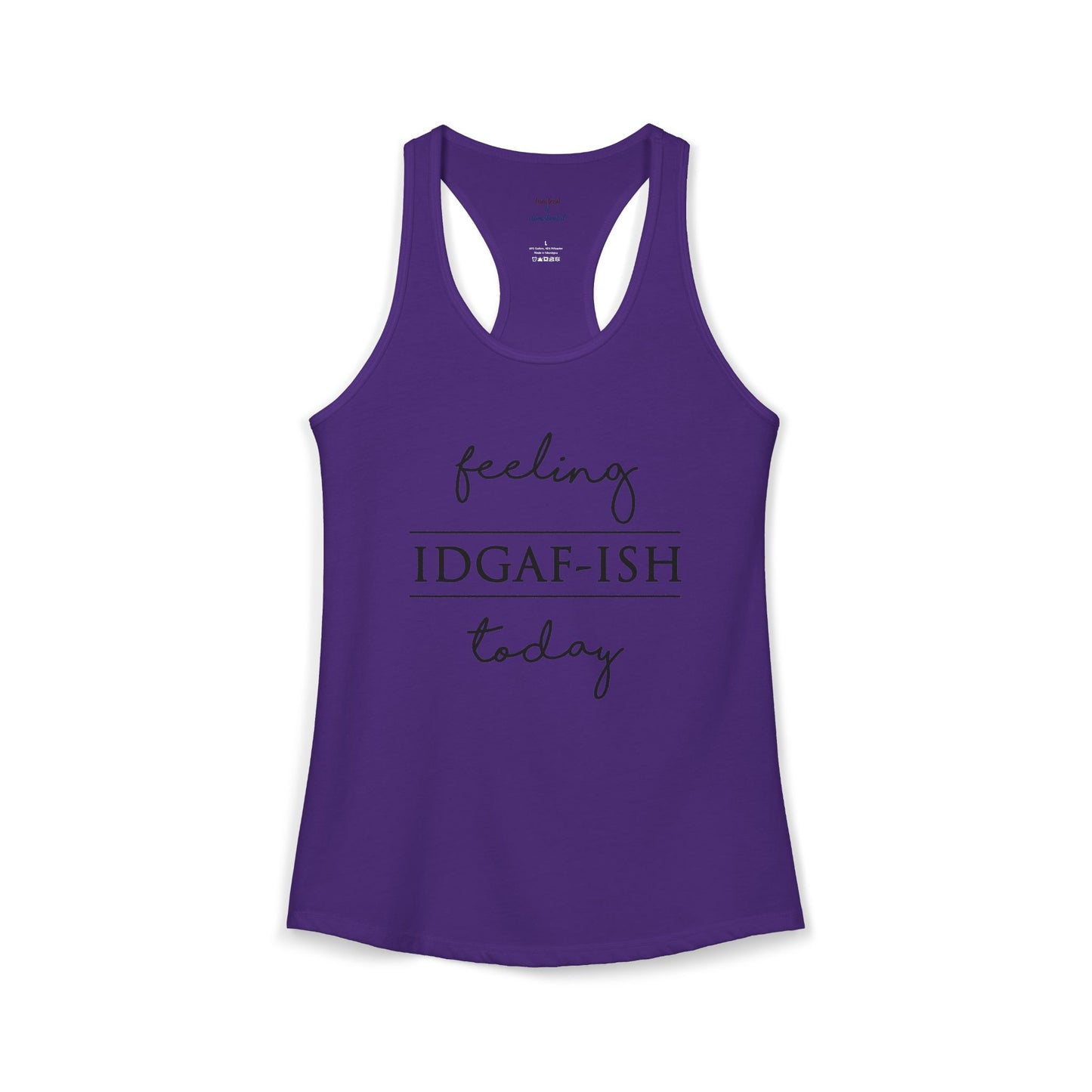 IDGAF-ish Racerback Tank