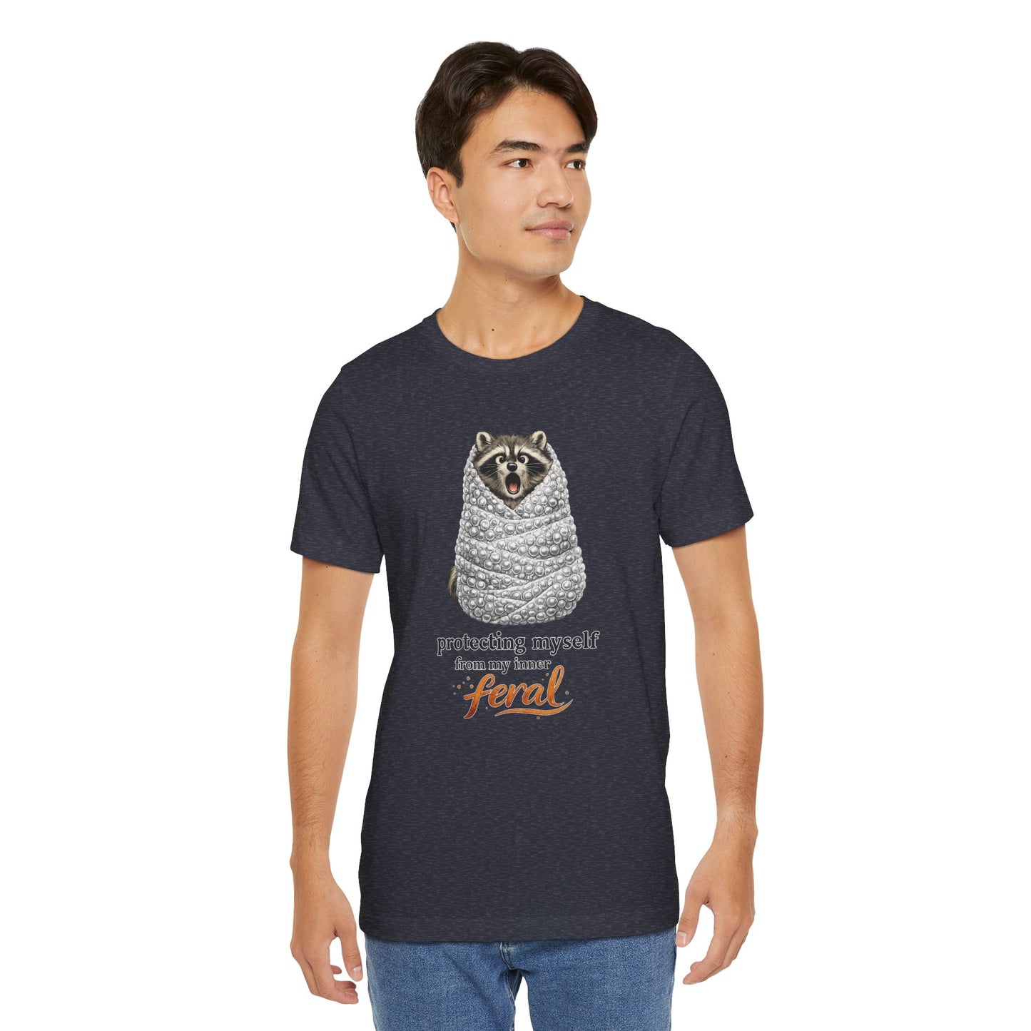 Bubble Wrapped Raccoon T-shirt
