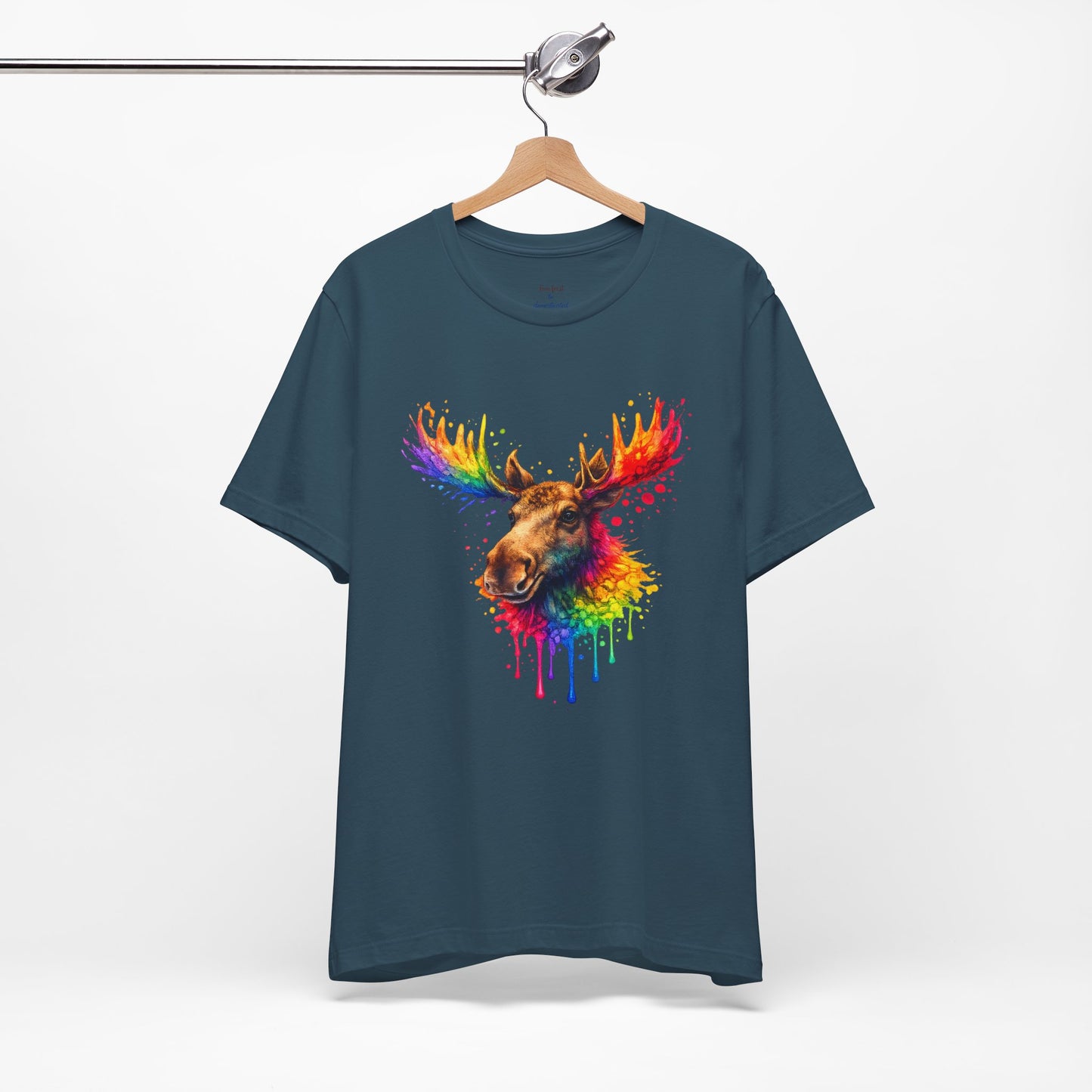 Watercolor Wildlife Moose T-Shirt