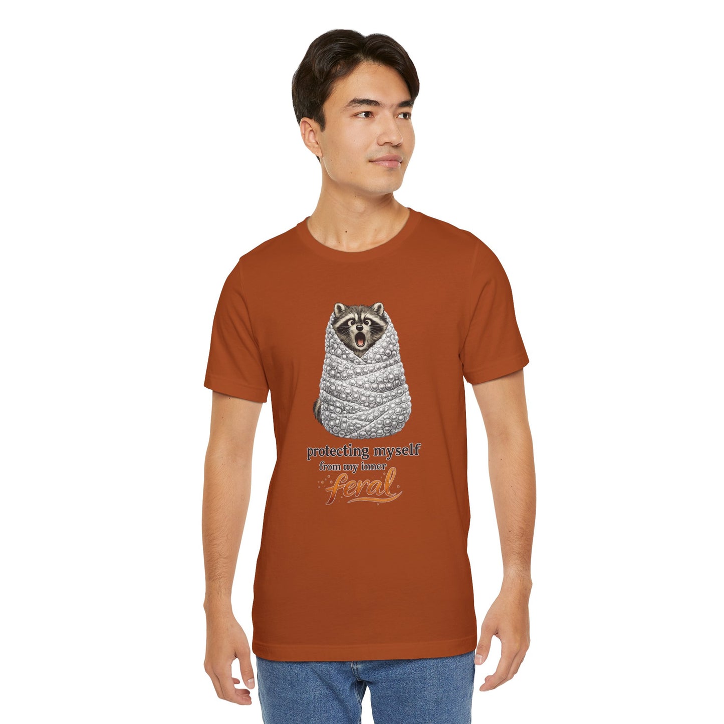 Bubble Wrapped Raccoon T-shirt