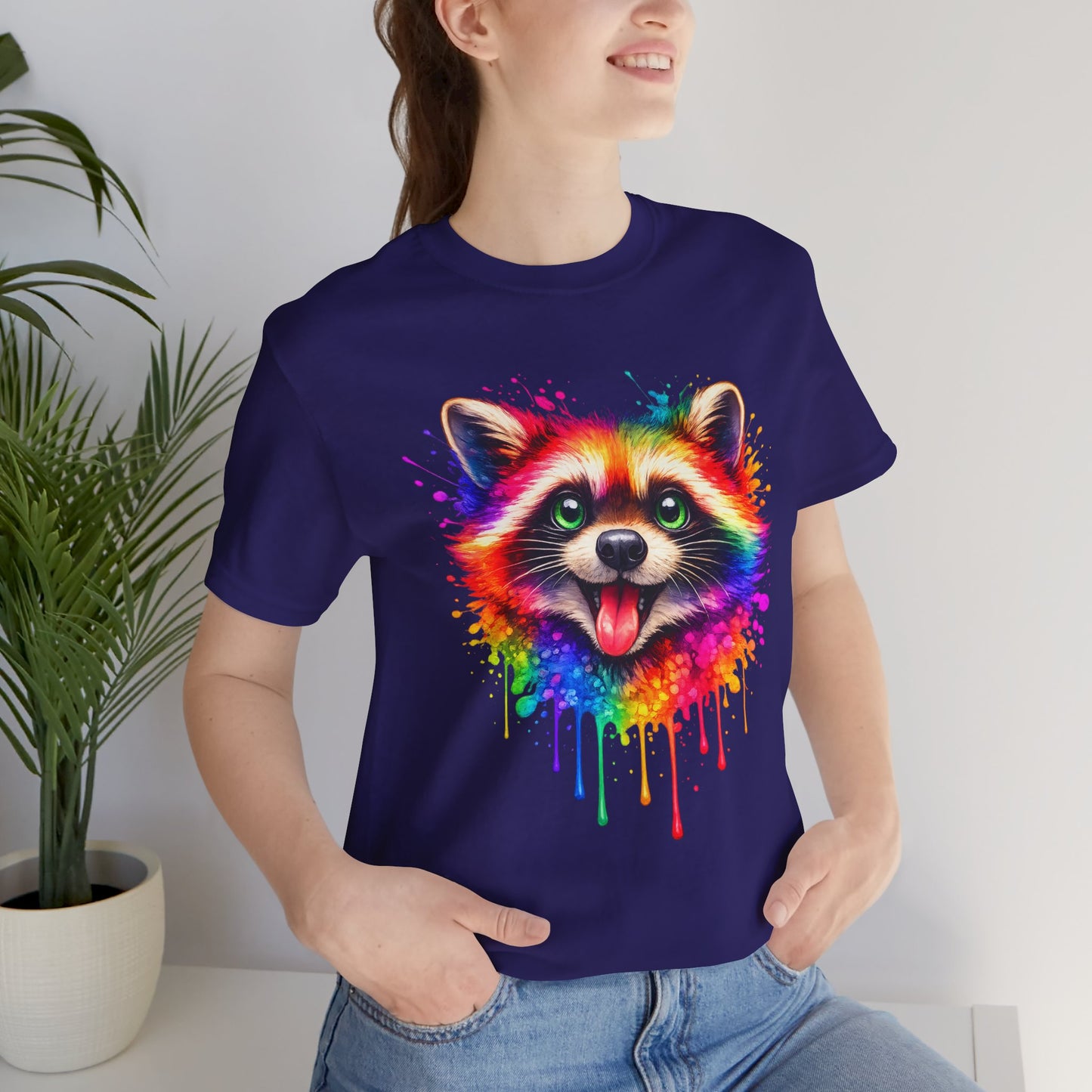 Watercolor Wildlife Raccoon T-Shirt