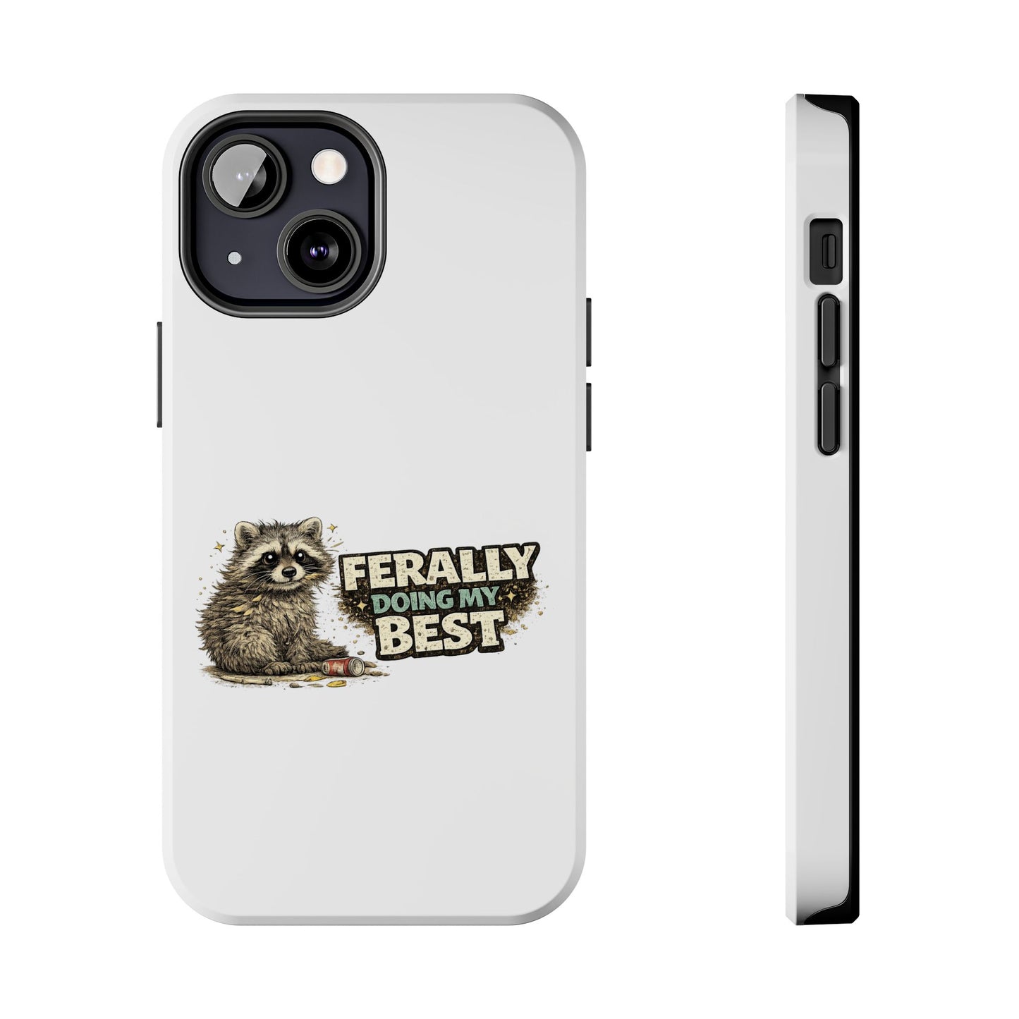 Ferally Raccoon Phone Case — Tough & Cute Protective Phone Cover