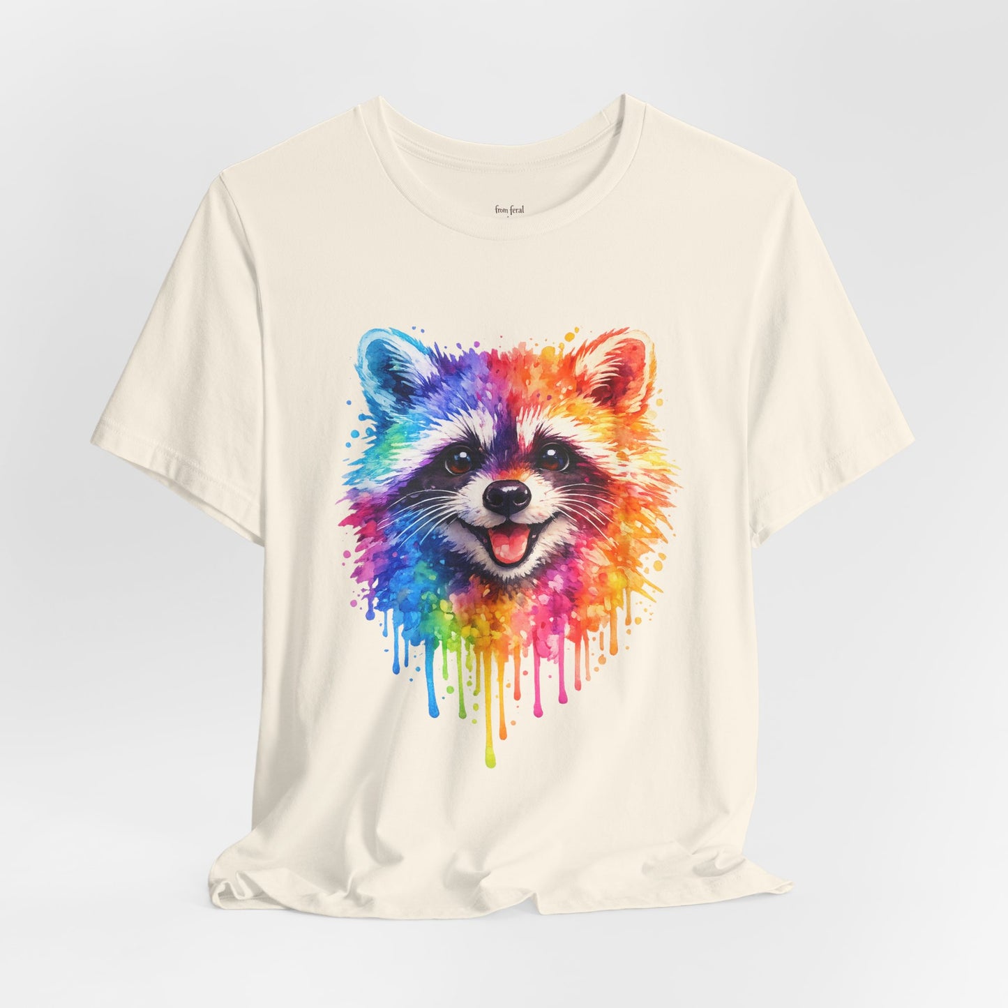 Watercolor Wildlife Raccoon T-Shirt