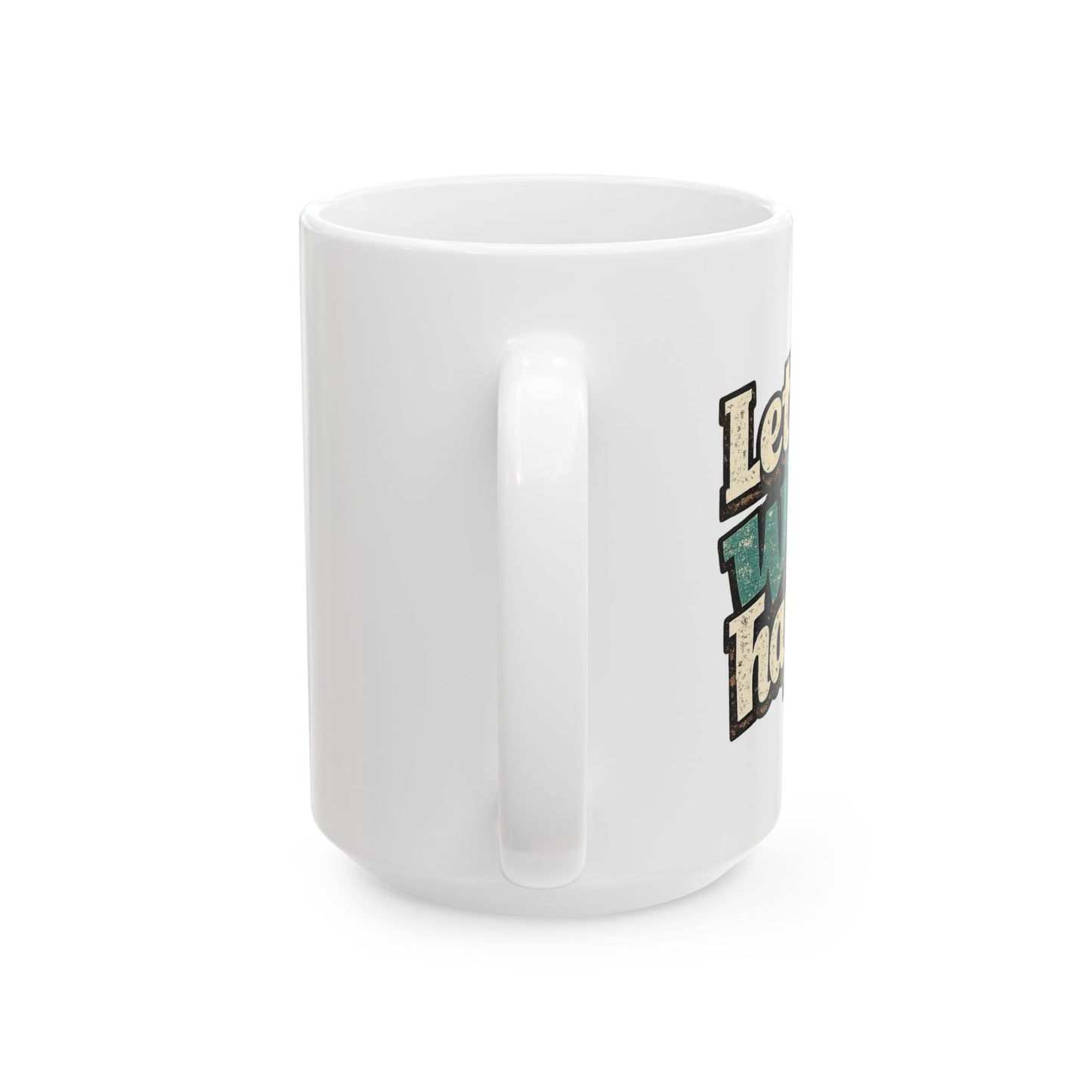 Peeking Raccoon Ceramic Mug  (11oz & 15oz)