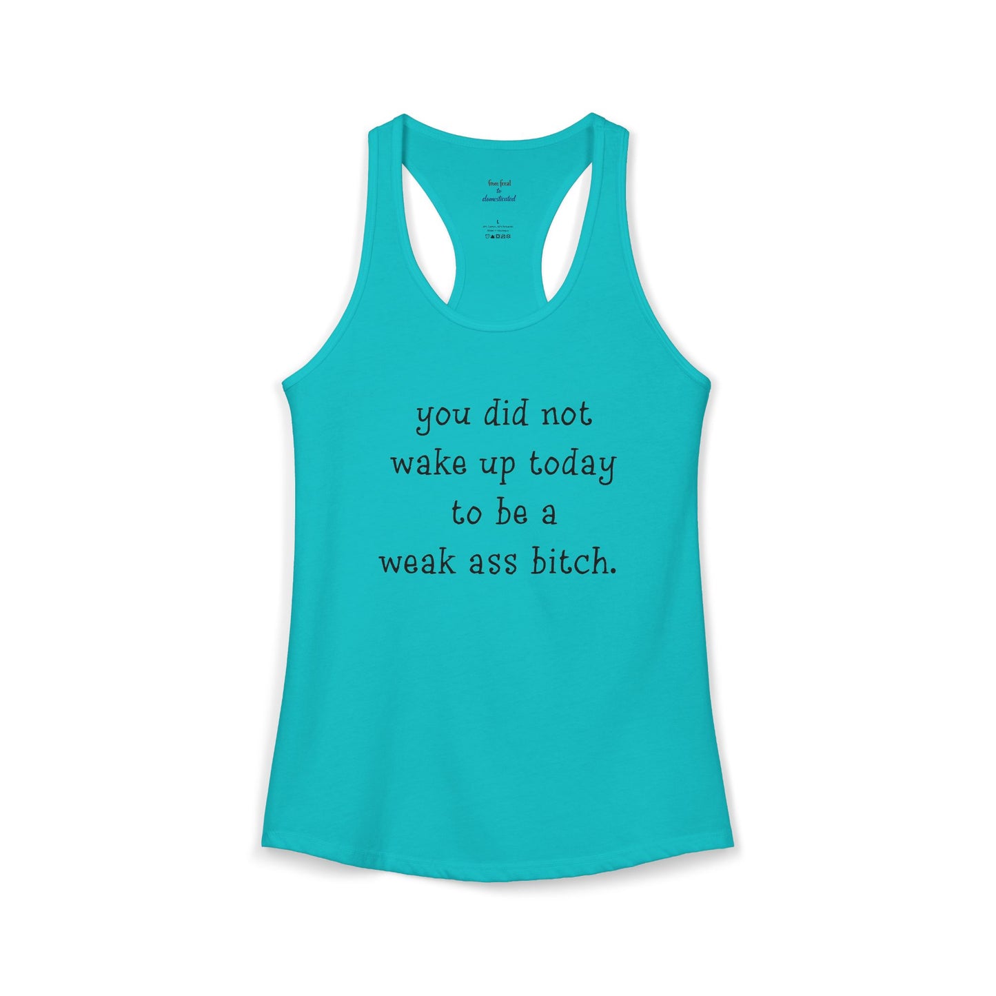 Weakass Racerback Tank