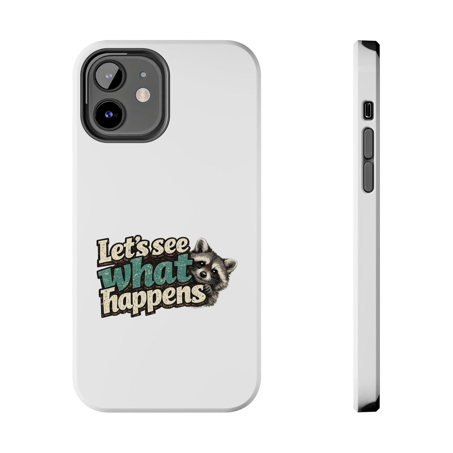 Peek & See Raccoon Phone Case — Tough & Cute Protective Phone Cover