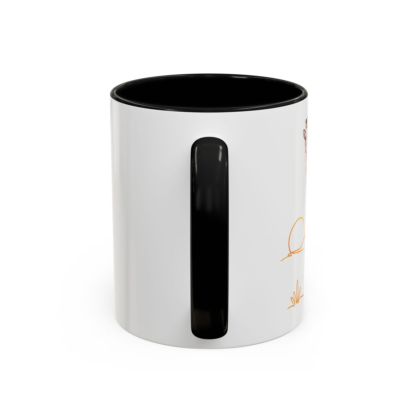 Safari Sunrise Coffee Mug — Minimal Line Giraffe Design (11/15oz)