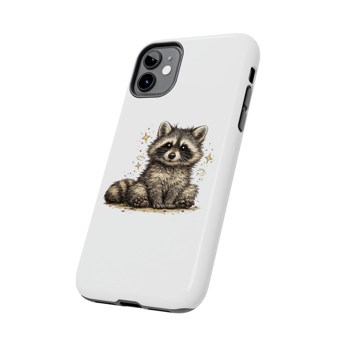 Sweet & Savage Raccoon Phone Case — Tough & Cute Protective Phone Cover