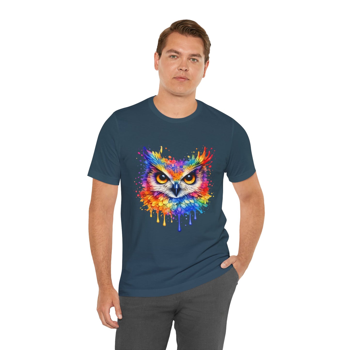 Watercolor Wildlife Owl T-Shirt
