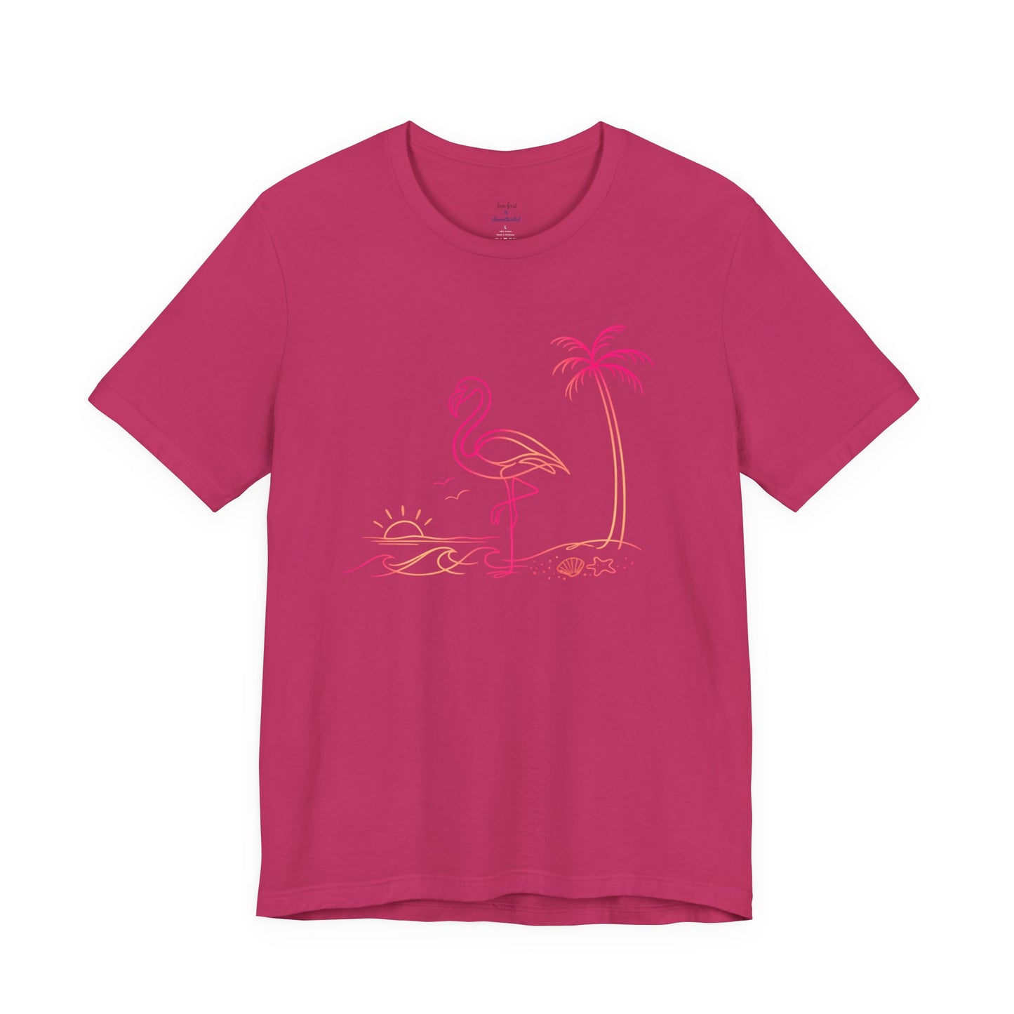 Flamingo Wild Lines T-Shirt