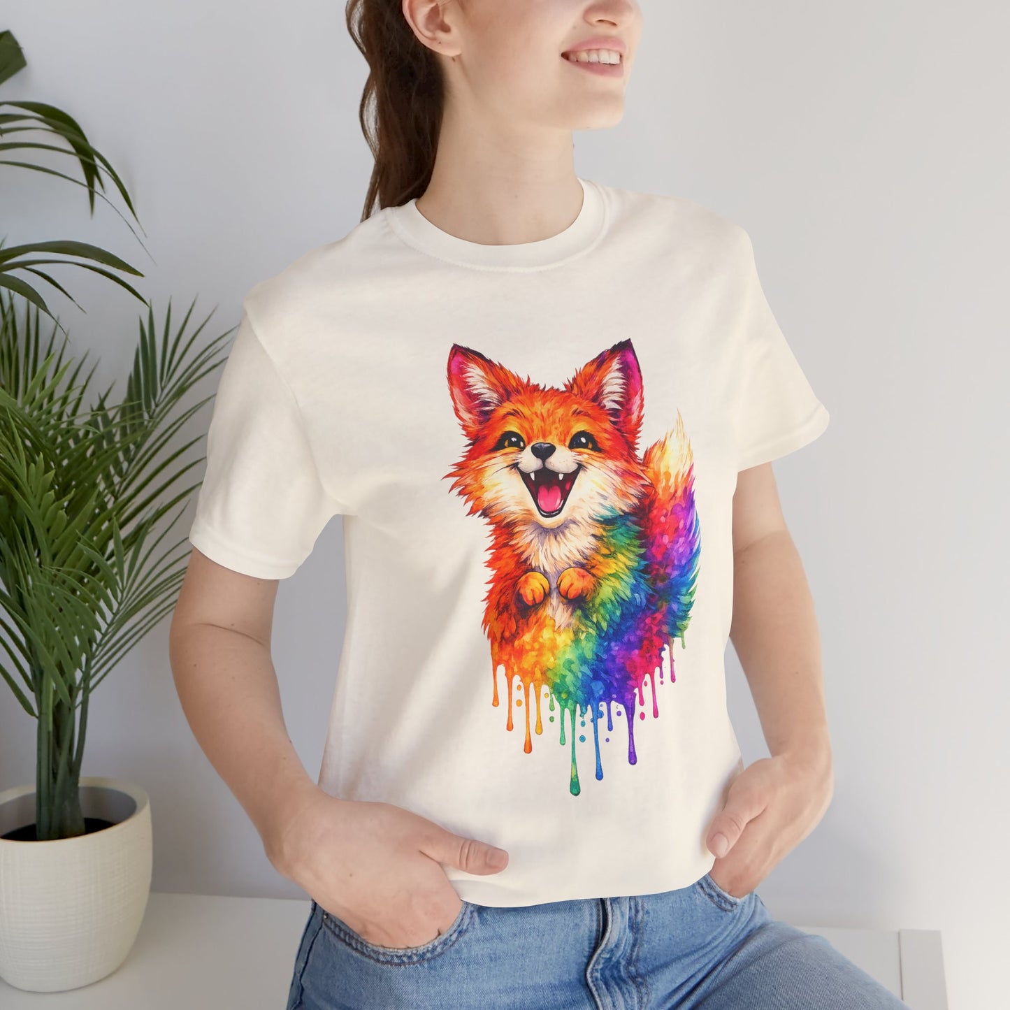 Watercolor Wildlife Fox T-Shirt