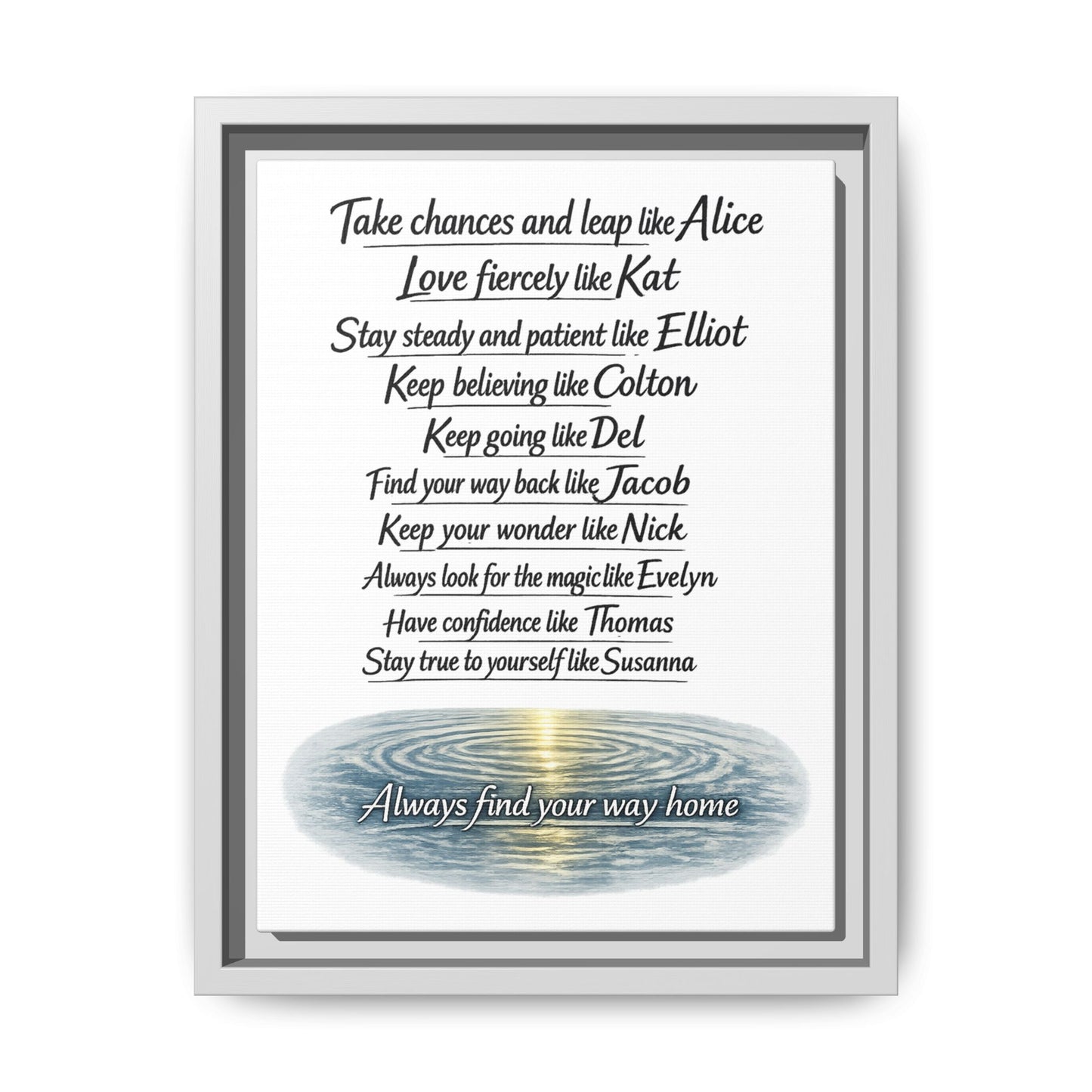 Find Your Way | Matte Canvas, Framed