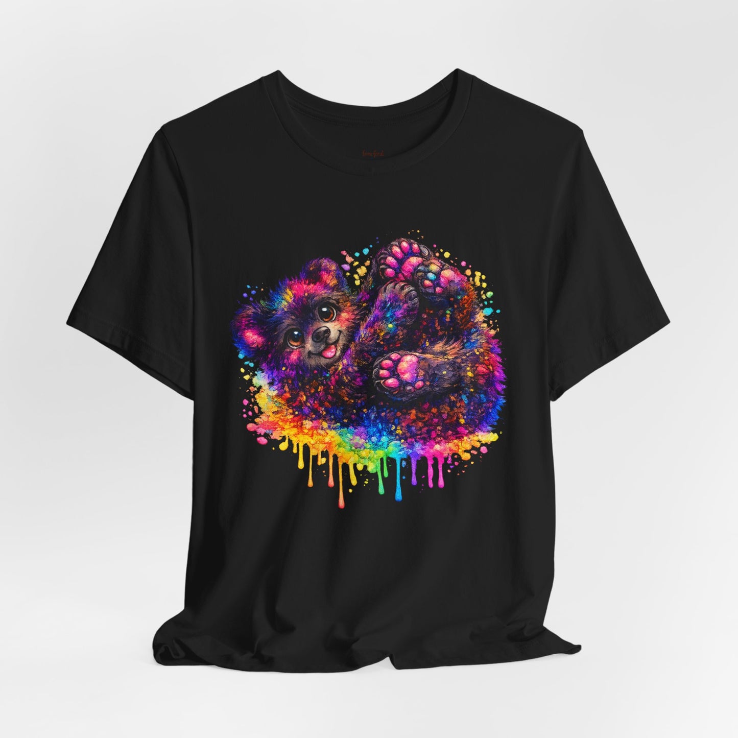 Watercolor Wildlife Bear Cub T-Shirt