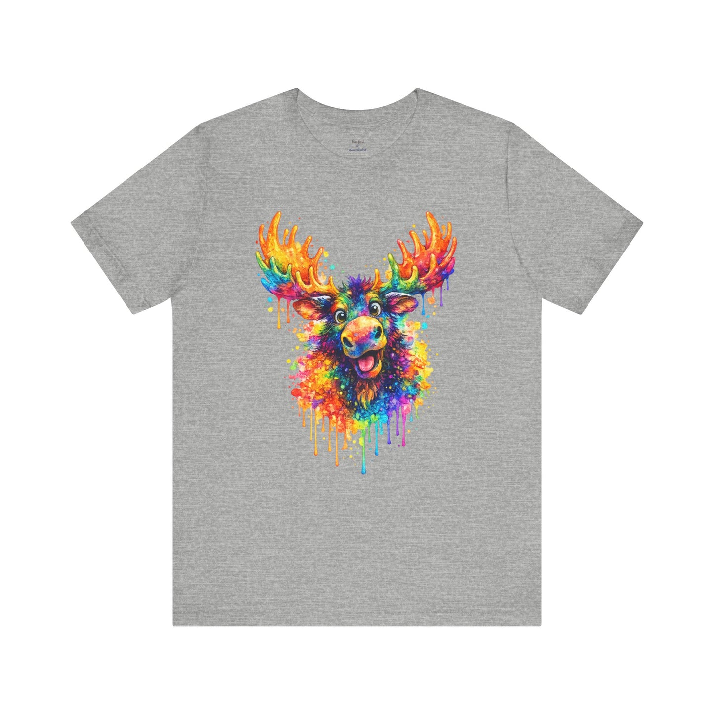 Watercolor Wildlife Moose T-Shirt