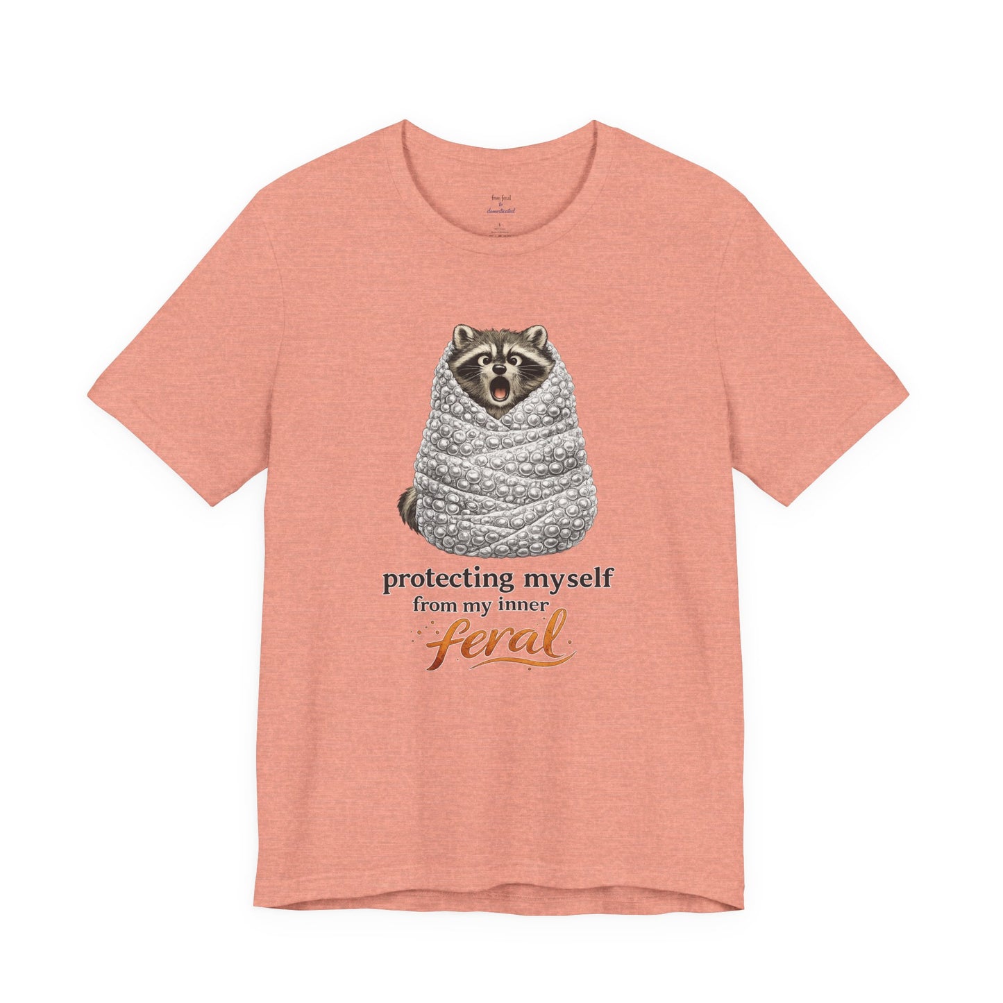 Bubble Wrapped Raccoon T-shirt
