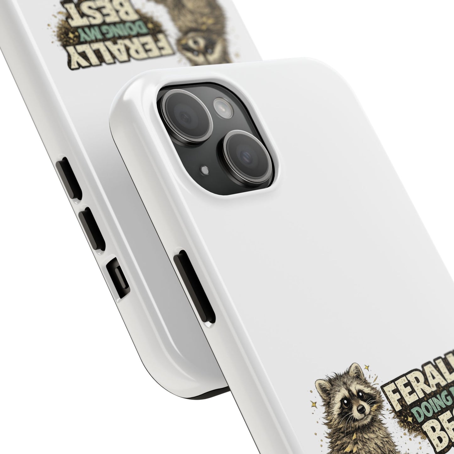Ferally Raccoon Phone Case — Tough & Cute Protective Phone Cover
