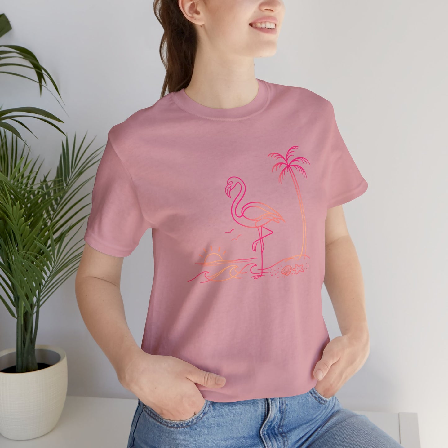 Flamingo Wild Lines T-Shirt