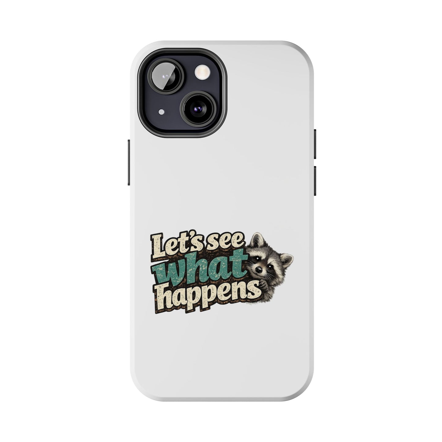 Peek & See Raccoon Phone Case — Tough & Cute Protective Phone Cover