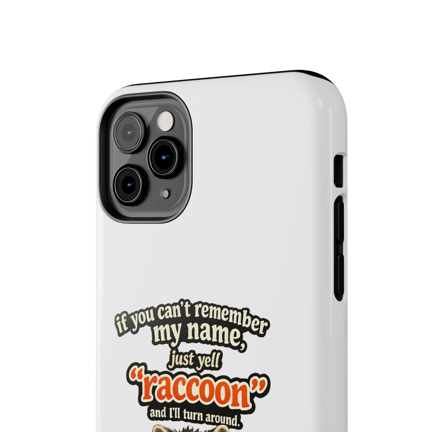 Yell Raccoon Phone Case — Tough & Cute Protective Phone Cover