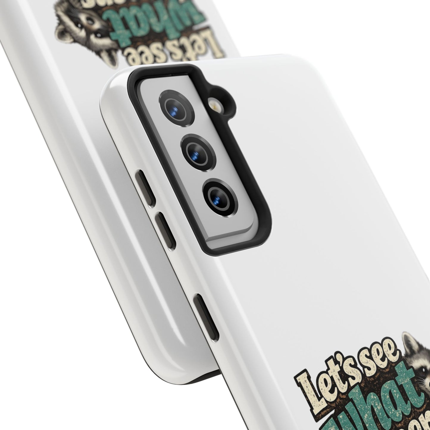 Peek & See Raccoon Phone Case — Tough & Cute Protective Phone Cover
