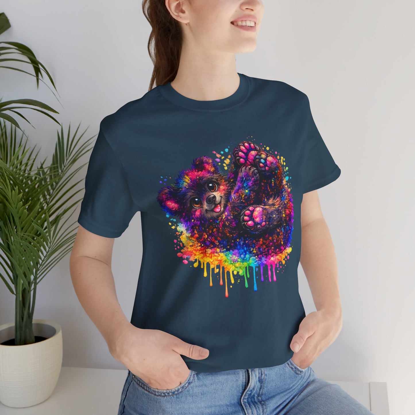 Watercolor Wildlife Bear Cub T-Shirt