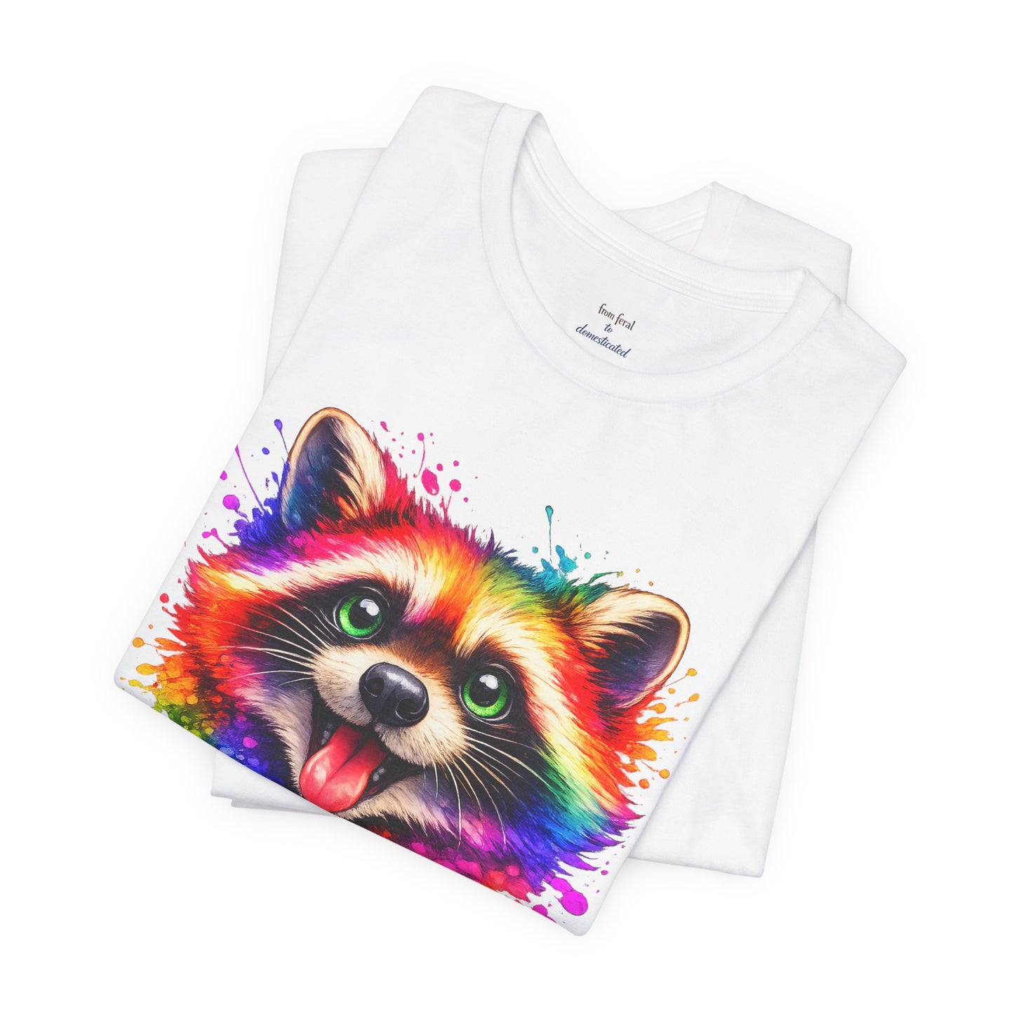 Watercolor Wildlife Raccoon T-Shirt