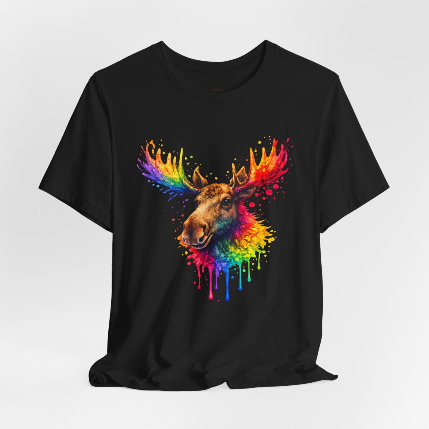 Watercolor Wildlife Moose T-Shirt