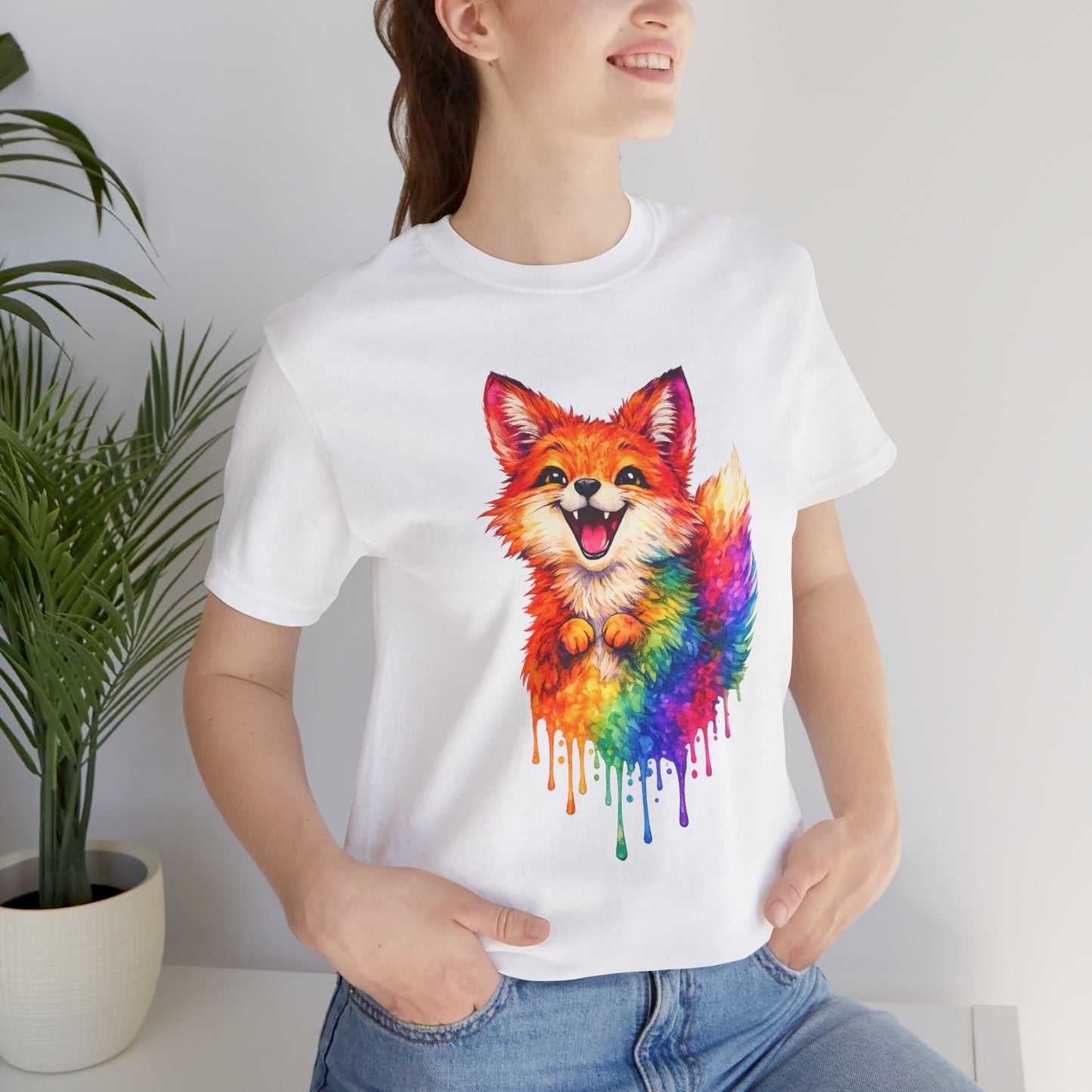 Watercolor Wildlife Fox T-Shirt