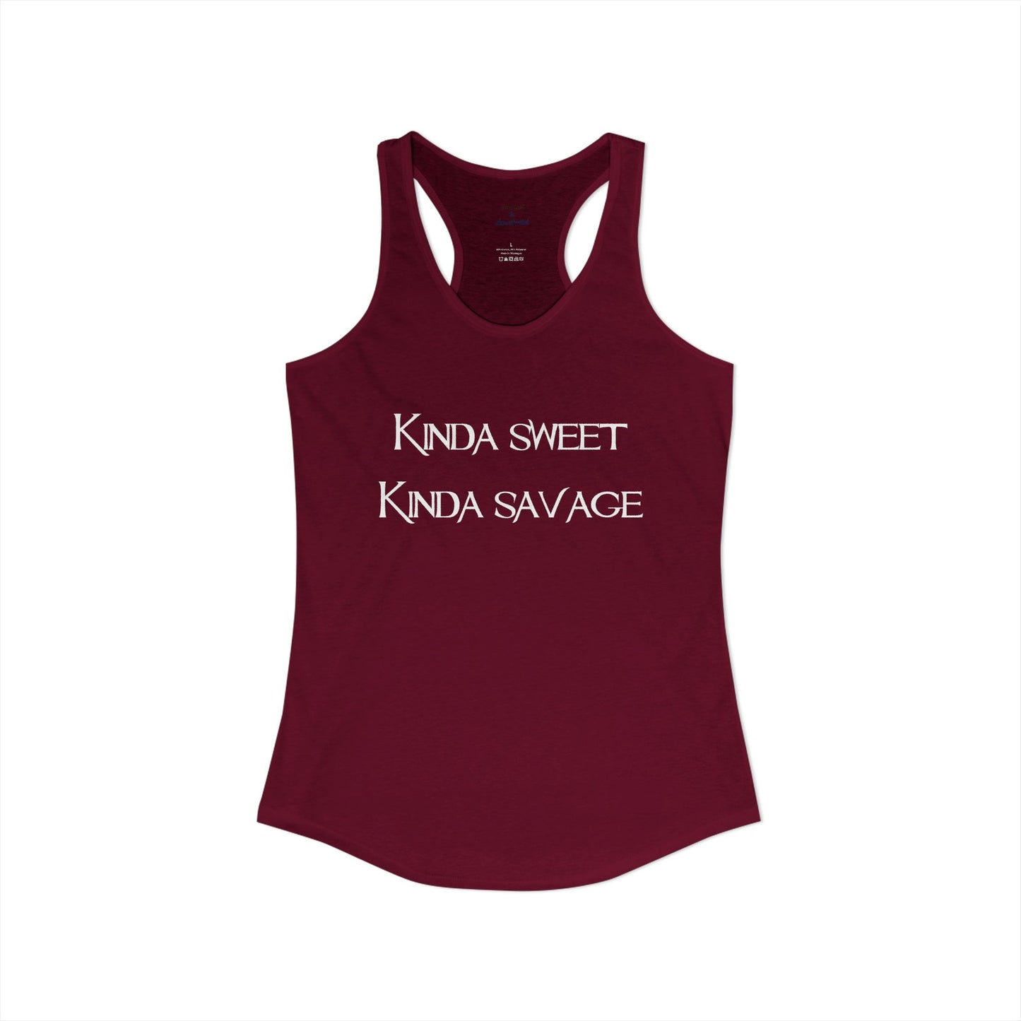 Kinda Both Racerback Tank