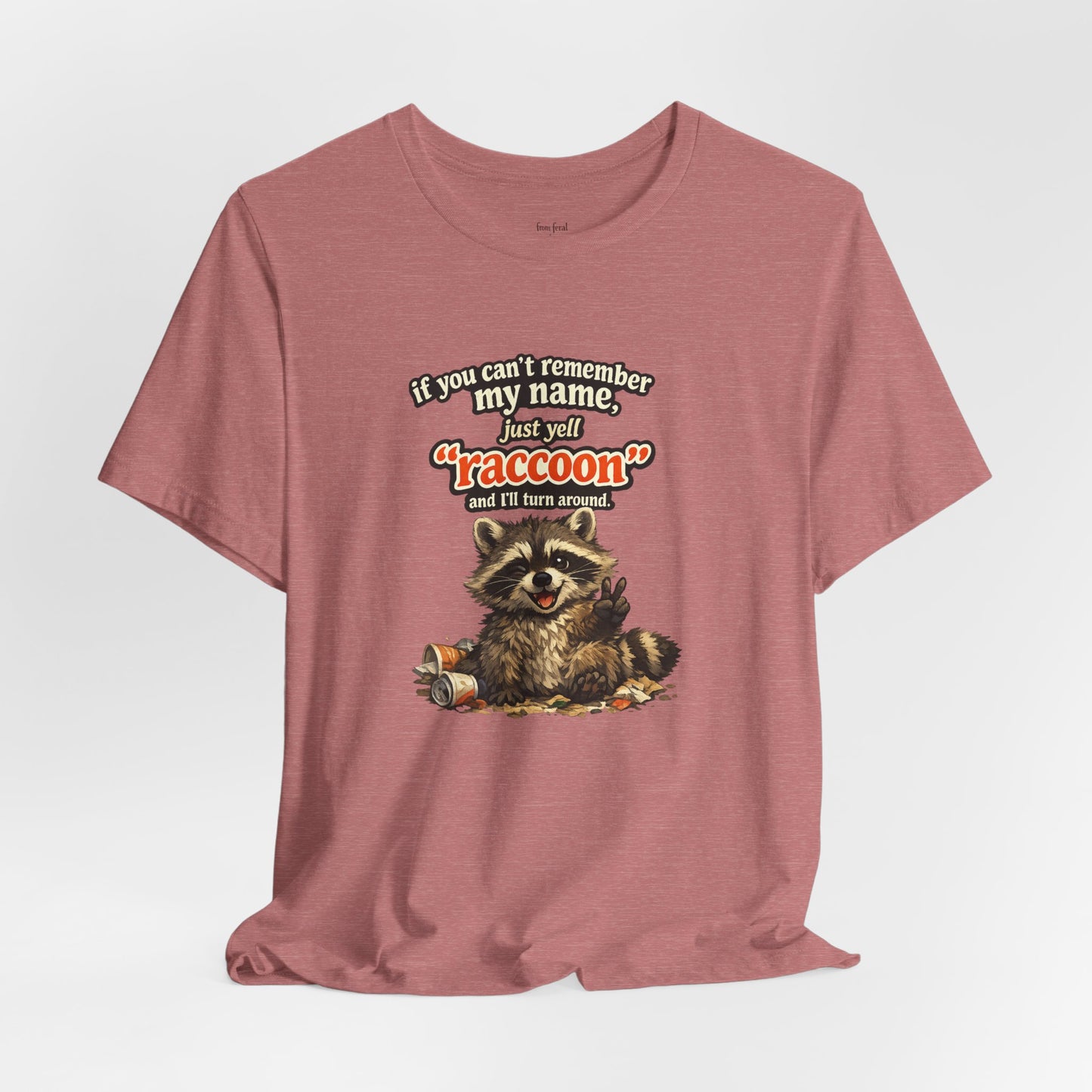 Yell Raccoon T-shirt