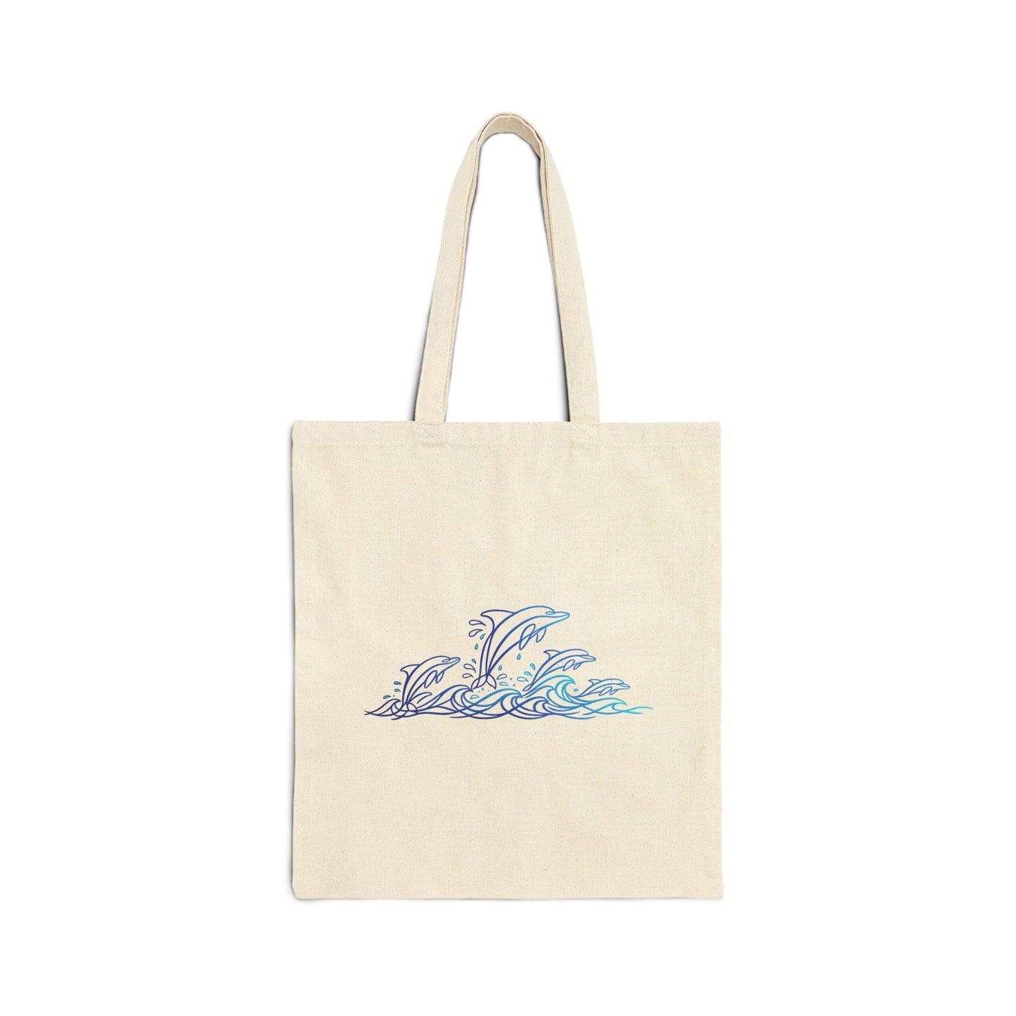 Splashing Dolphin Pod Tote Bag