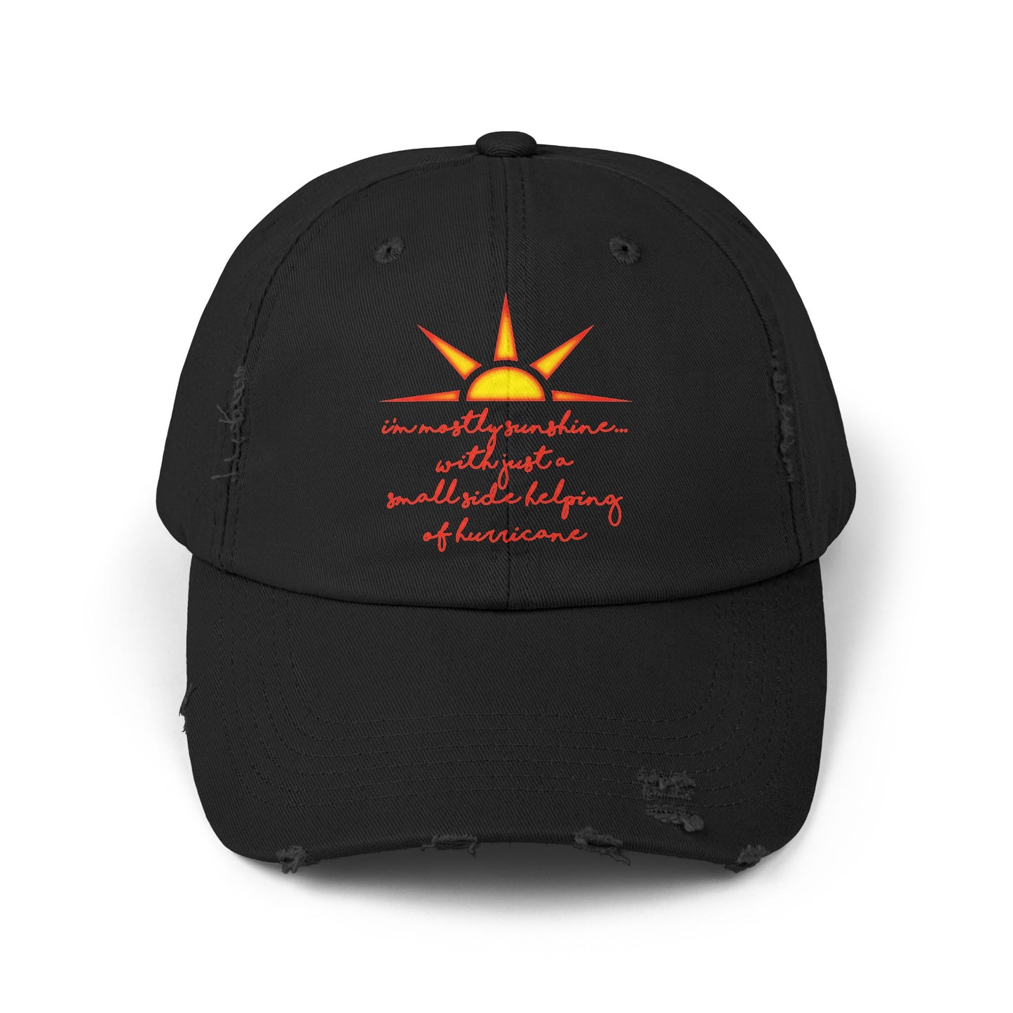 "Sunshine" Distressed Cap —  Funny Truth Hat