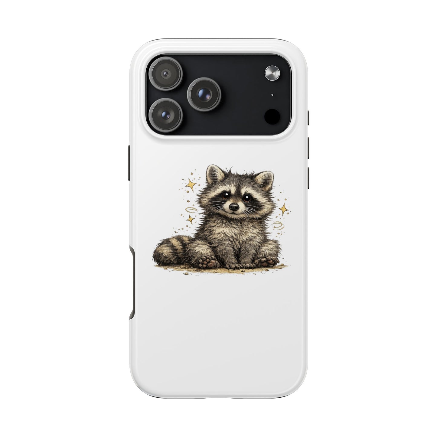 Sweet & Savage Raccoon Phone Case — Tough & Cute Protective Phone Cover
