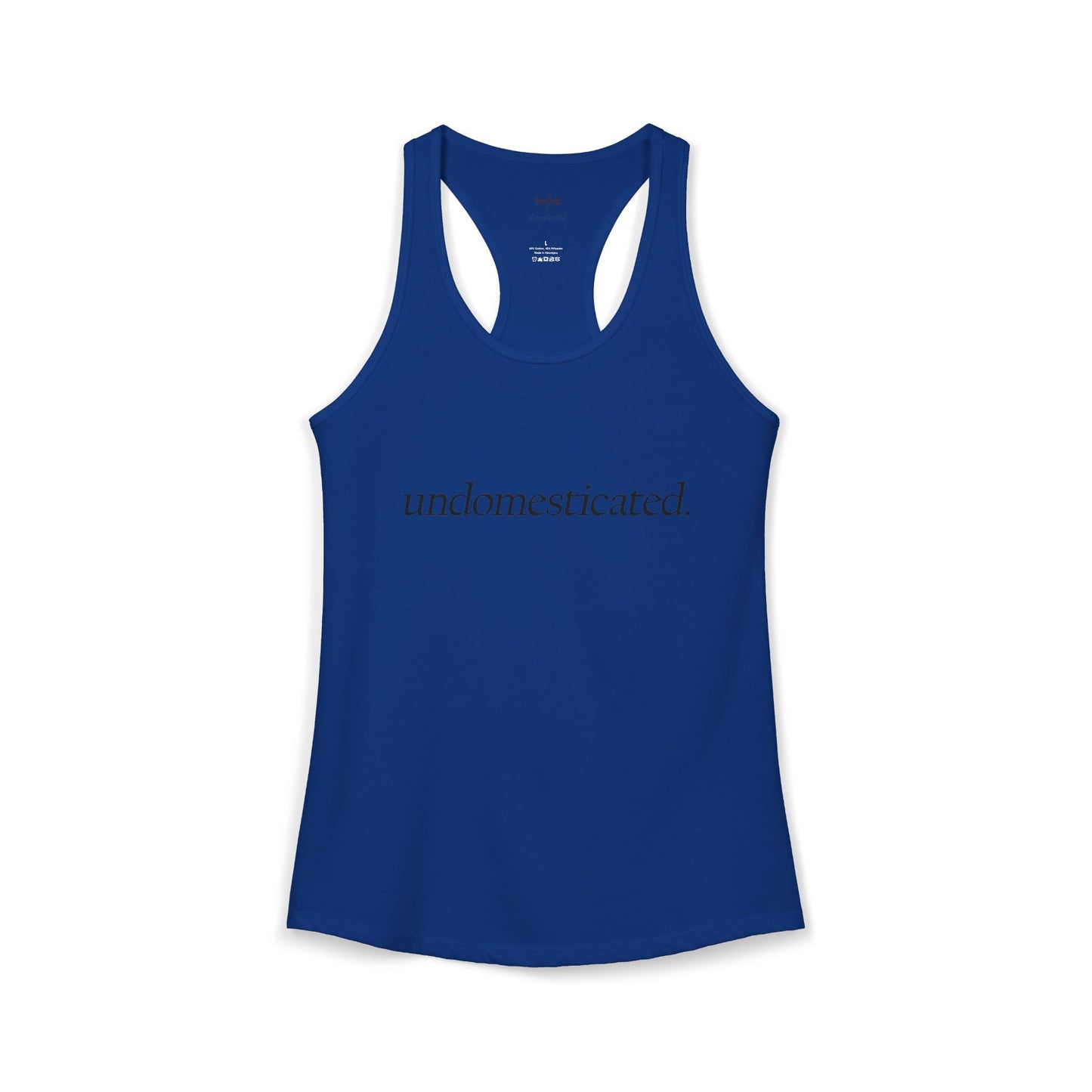 undomesticated. Racerback Tank