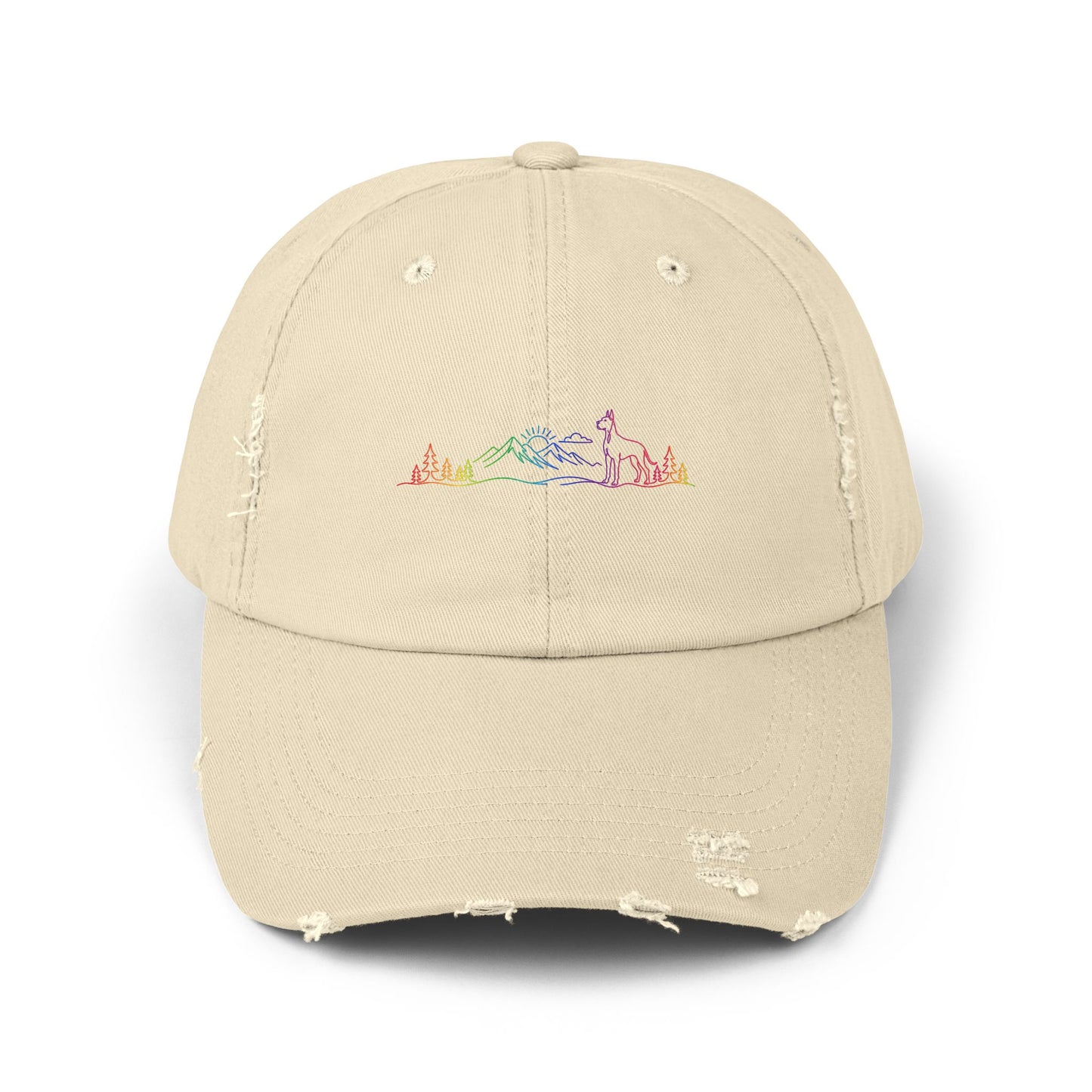Great Dane, cropped ears | Distressed Cap