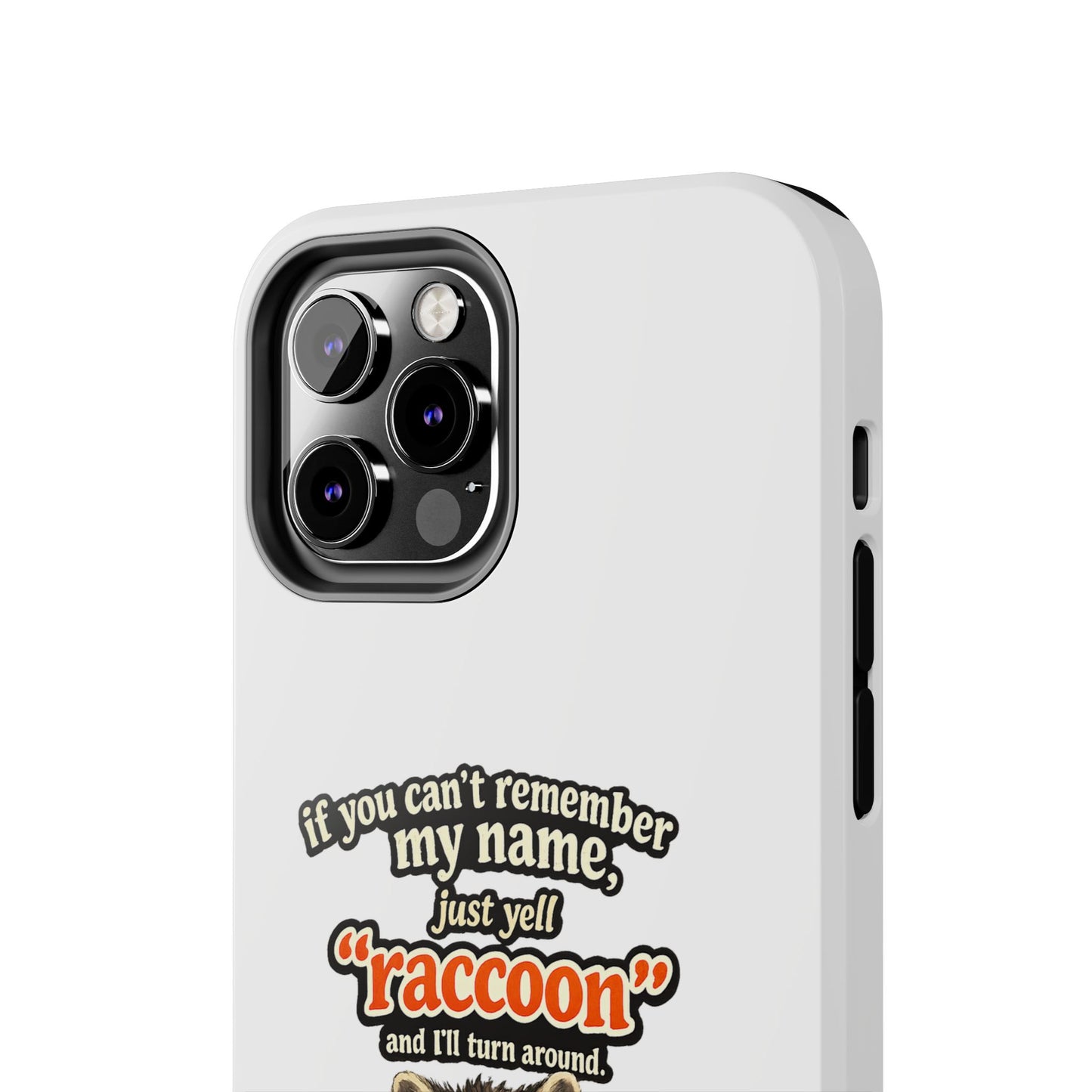 Yell Raccoon Phone Case — Tough & Cute Protective Phone Cover