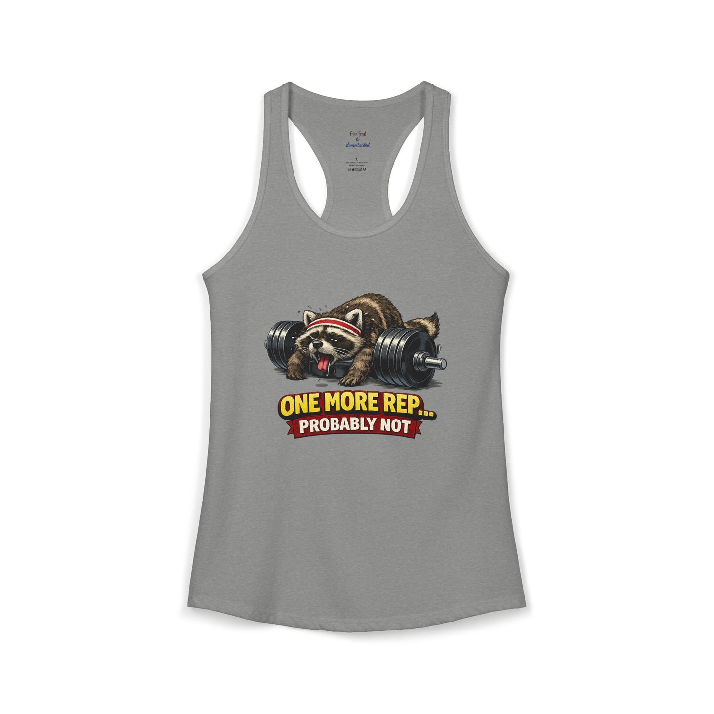 One More Rep Racerback Tank