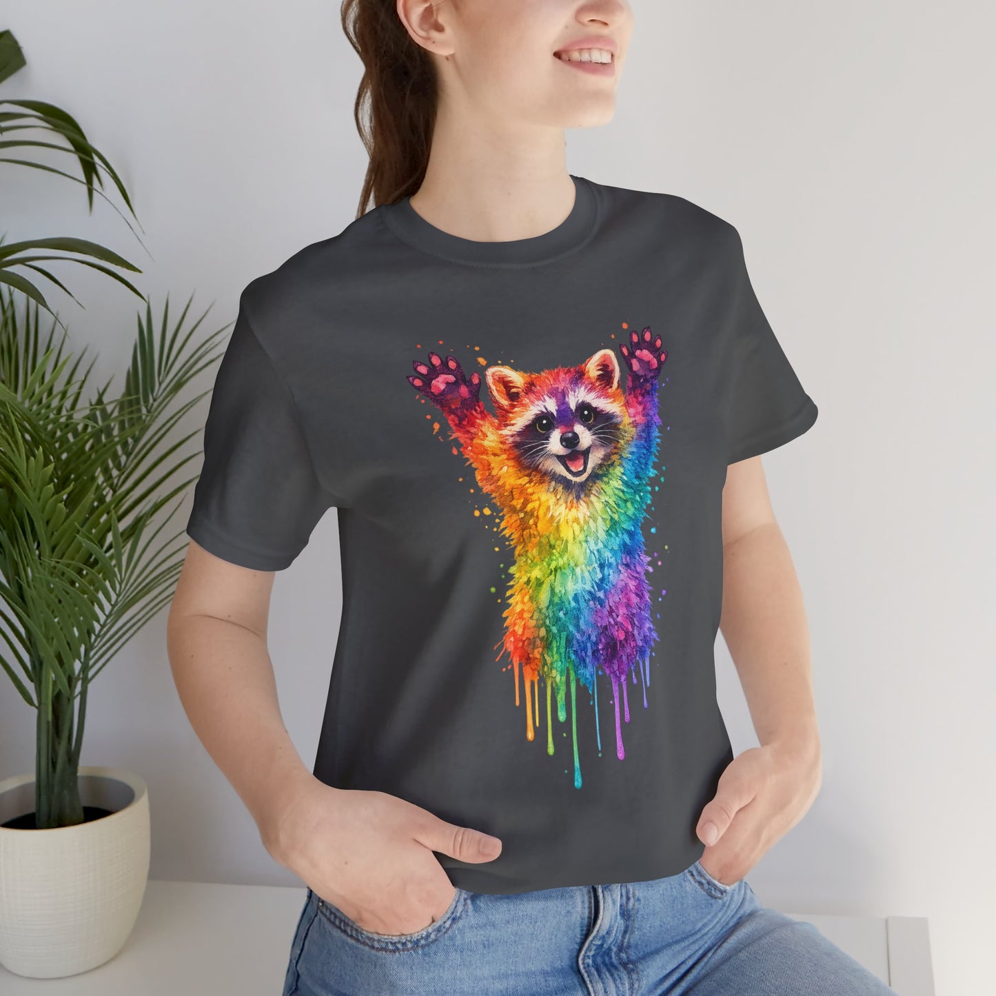 Watercolor Wildlife Raccoon T-Shirt